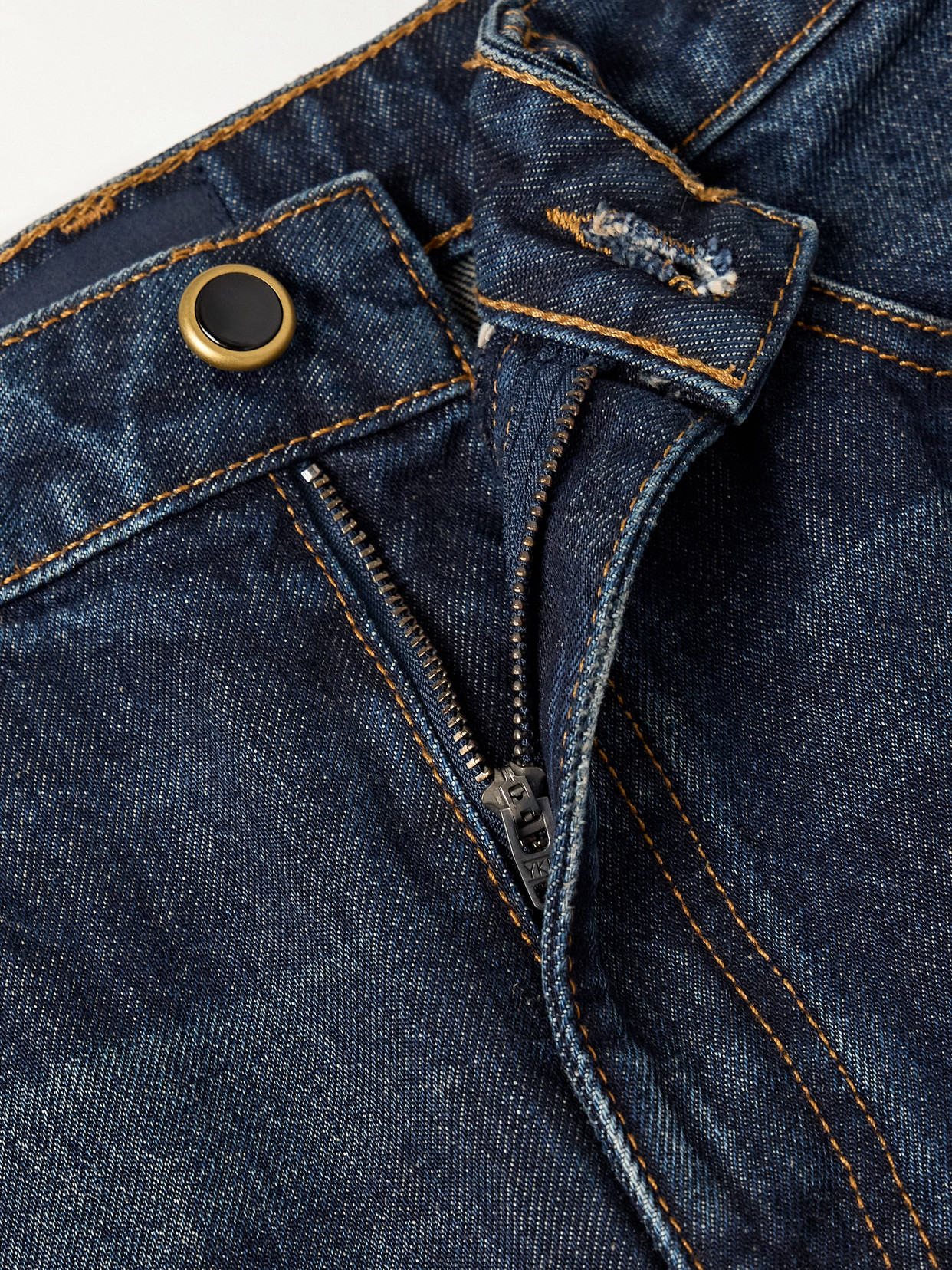 Khaite Abigail High-rise Straight-leg Jeans In Blue