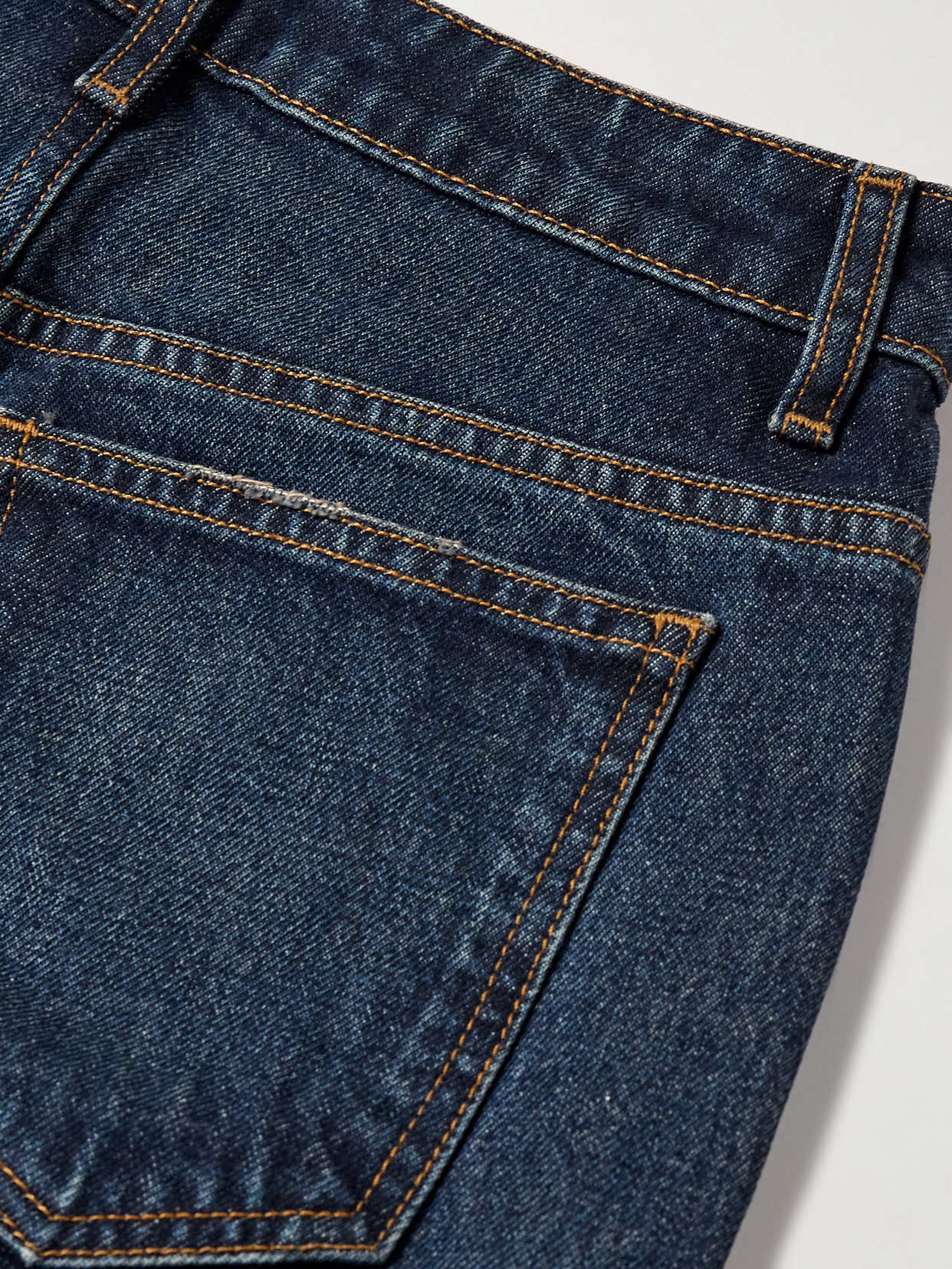 Khaite Abigail High-rise Straight-leg Jeans In Blue