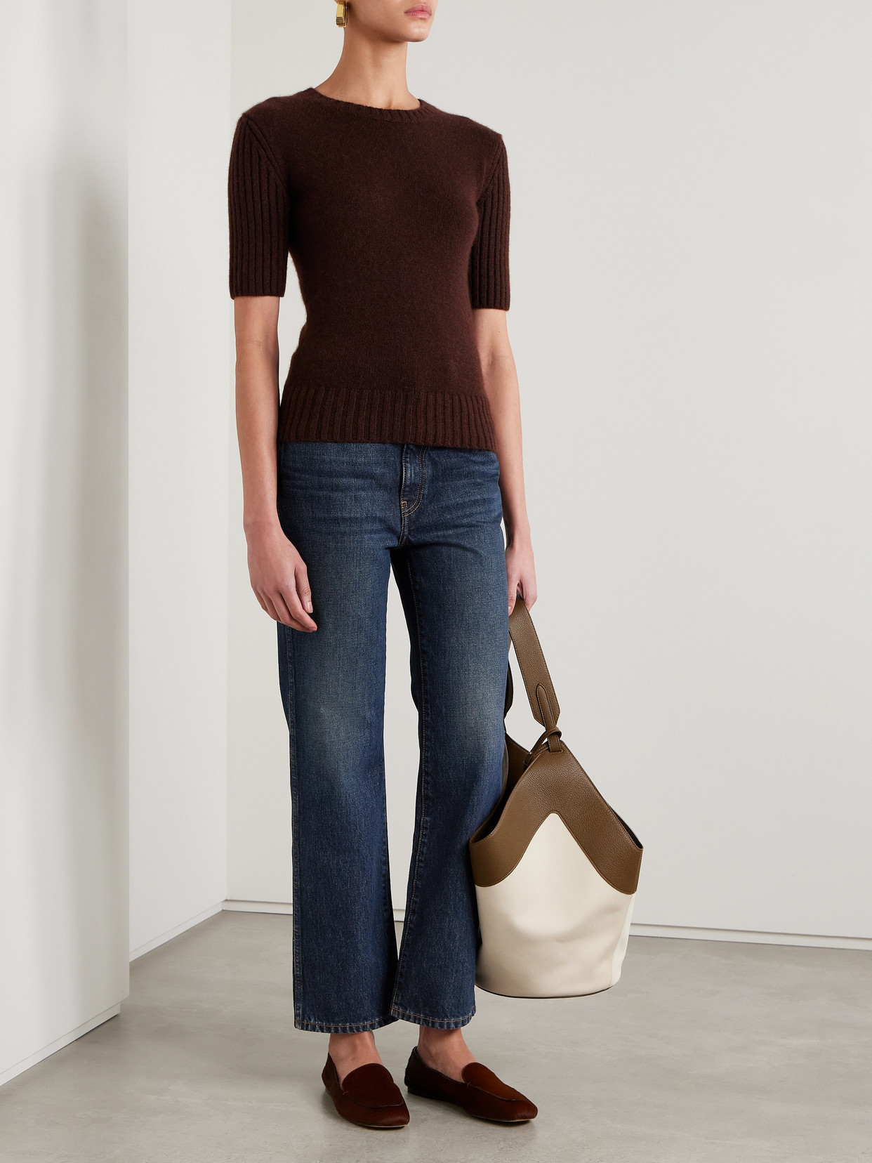 Khaite Abigail High-rise Straight-leg Jeans In Blue