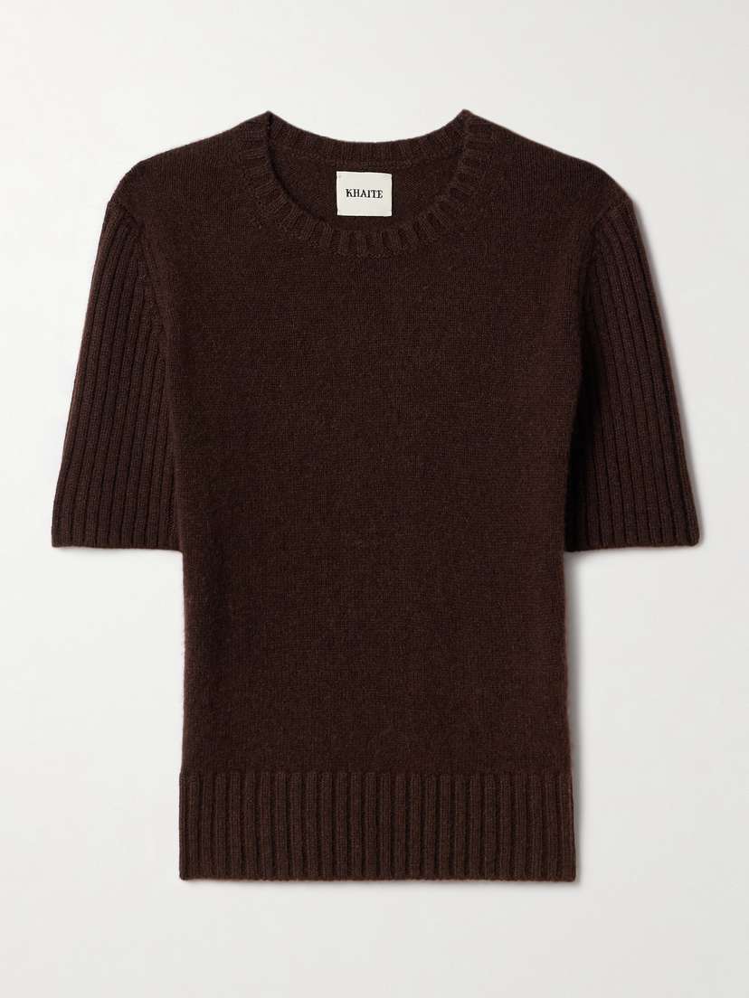 Khaite Mia Ribbed Cashmere Sweater