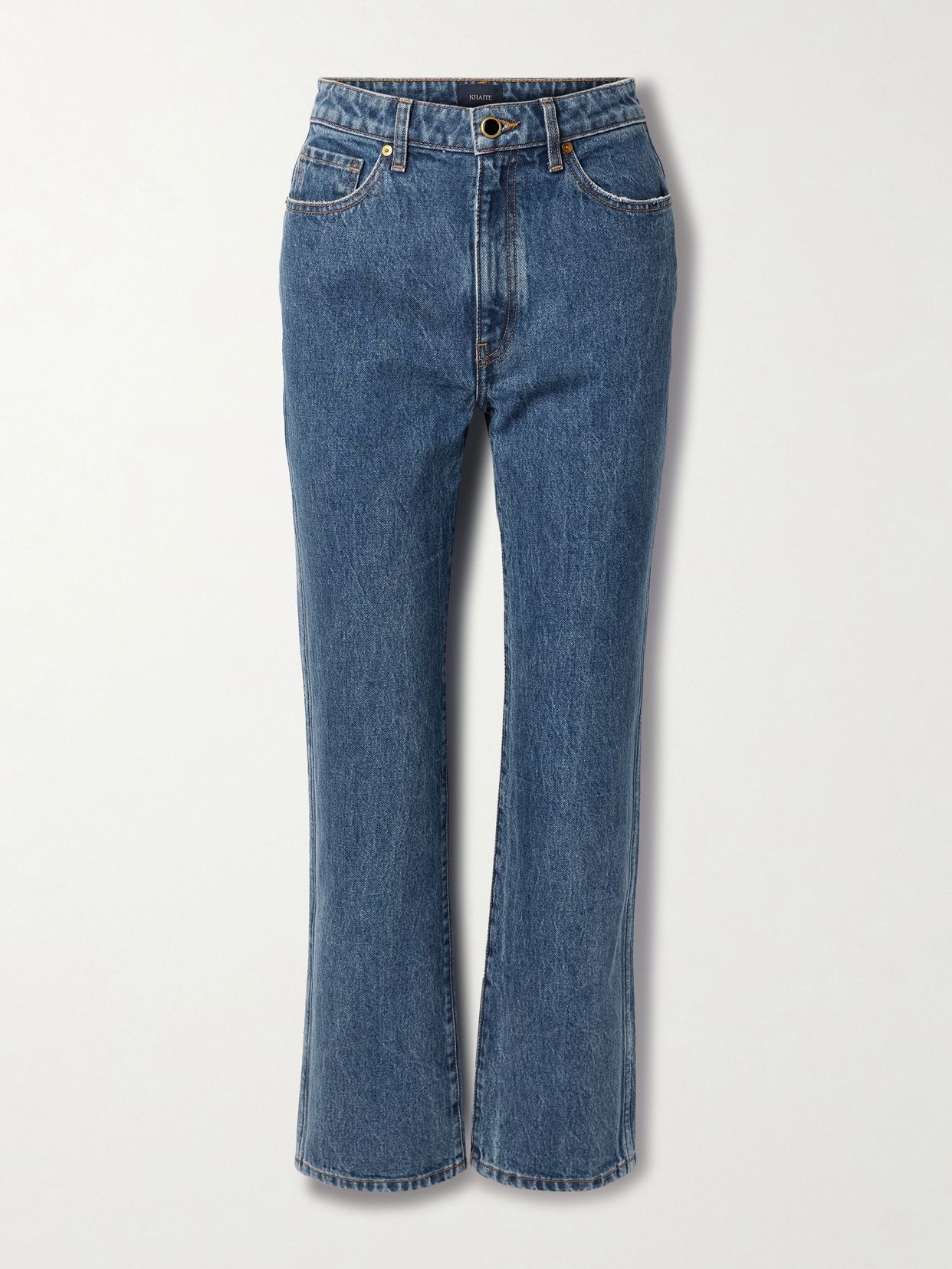abigail cropped high rise straight leg jeans