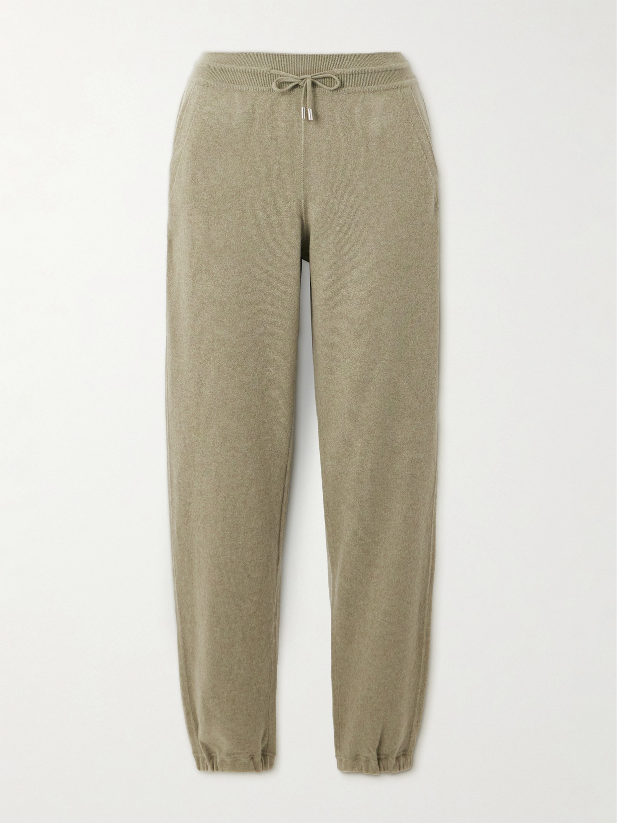 Loro Piana Cashmere Track Pants In Green