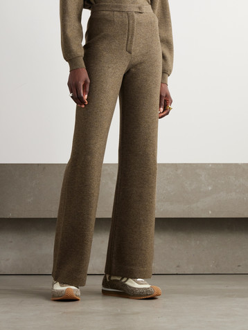 Loro Piana Robin cashmere-blend wide-leg pants