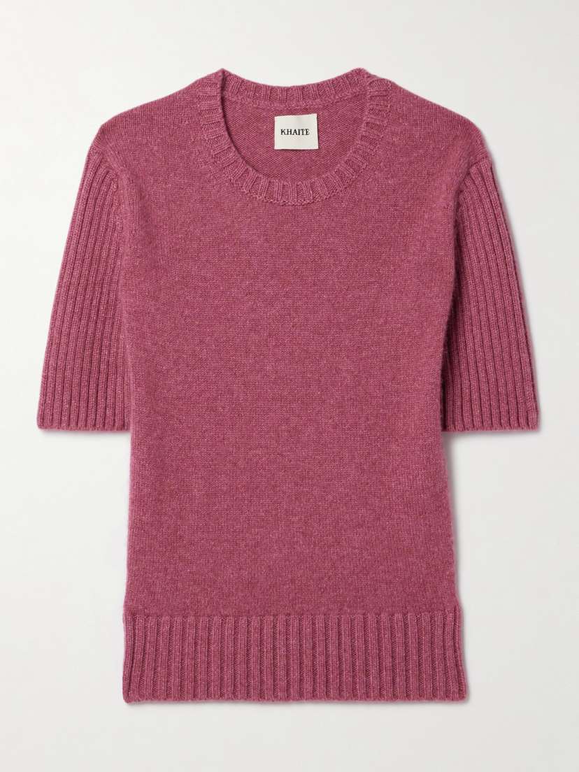 Khaite Mia Ribbed Cashmere Sweater