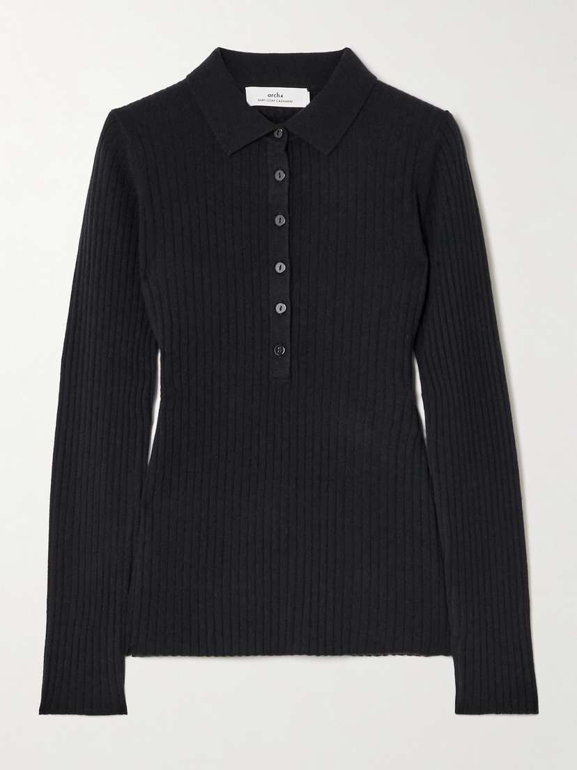 Arch4 Mable Ribbed Cashmere Sweater