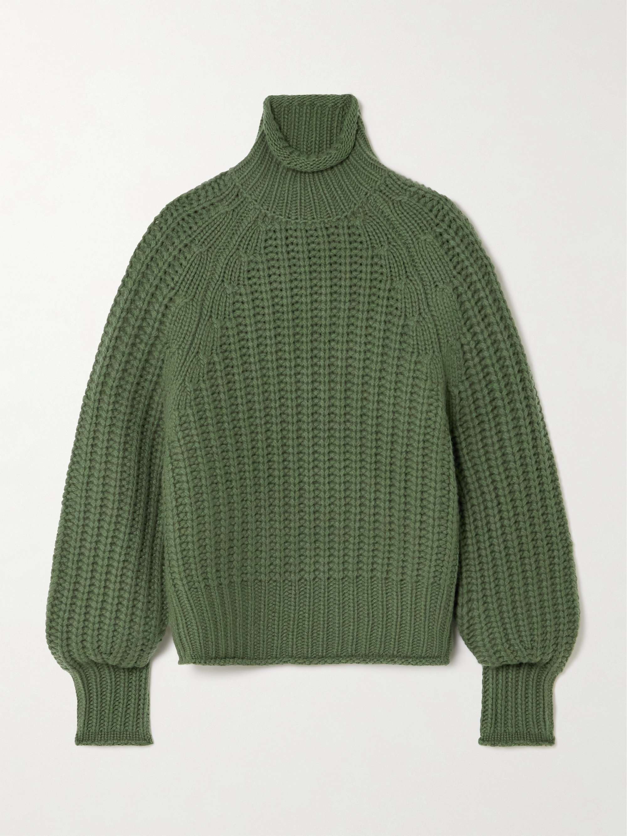 The Ribbed Turtleneck Cashmere Sweater – State Cashmere