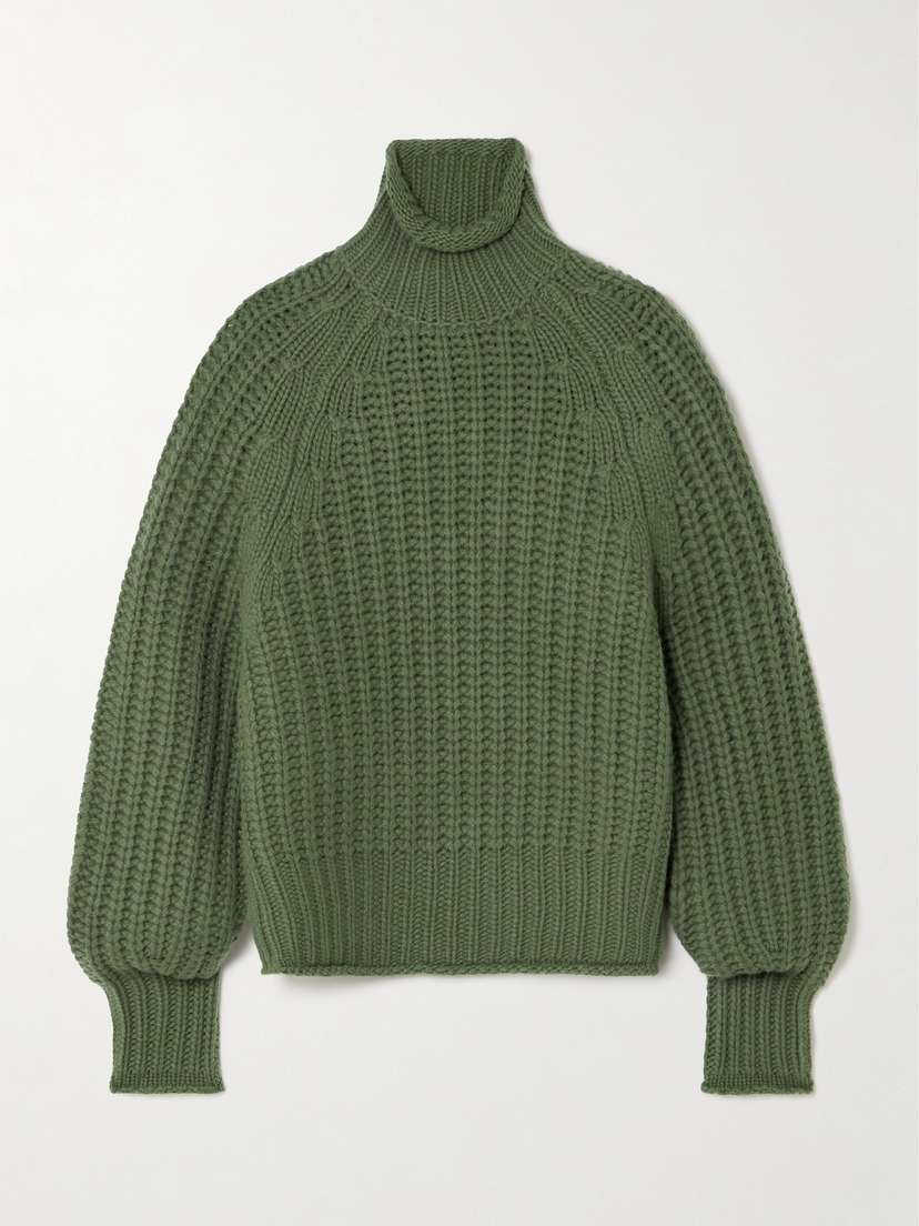 Arch4 Ellis Ribbed Cashmere Turtleneck Sweater