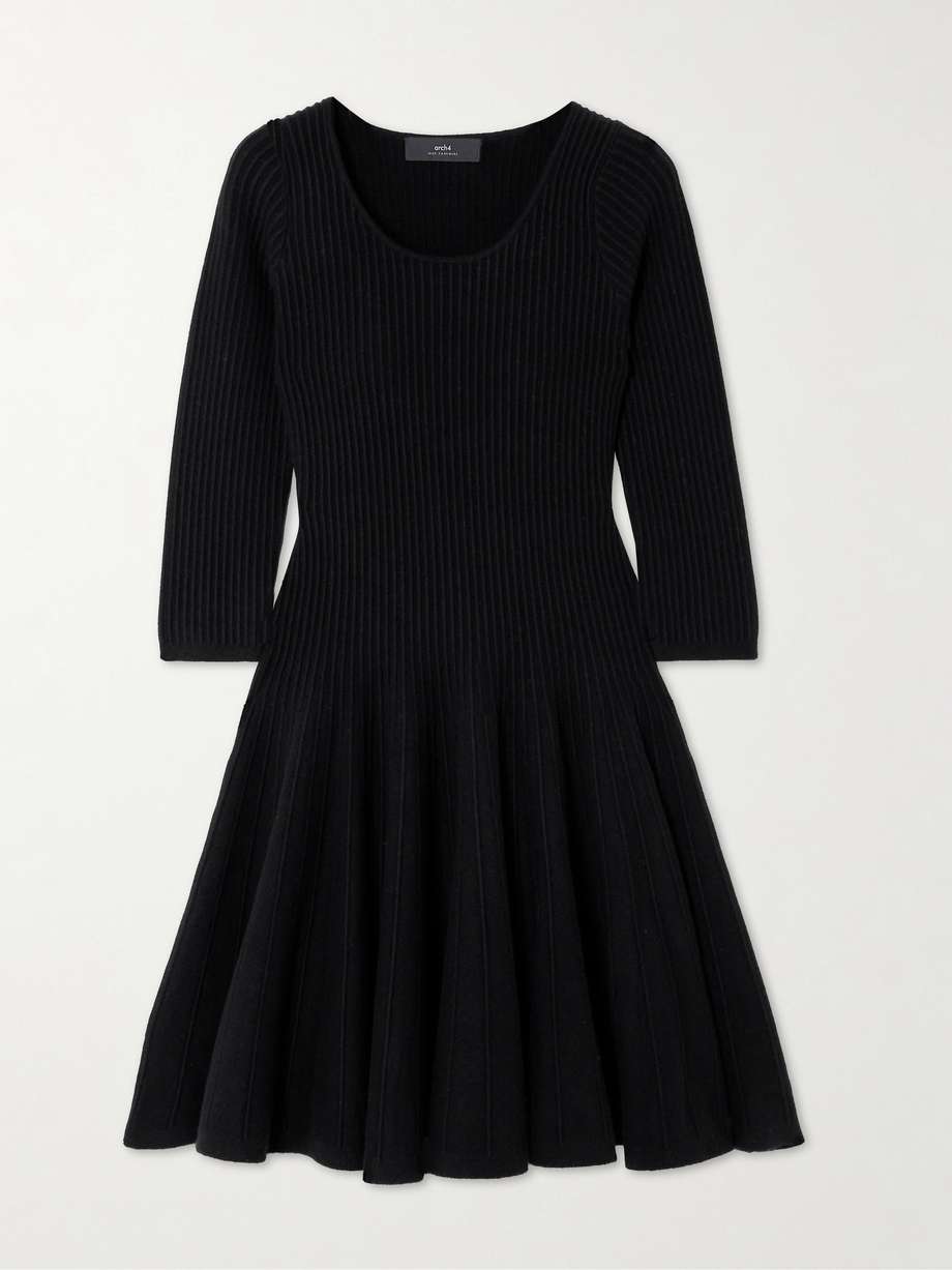 bronte ribbed cashmere dress
