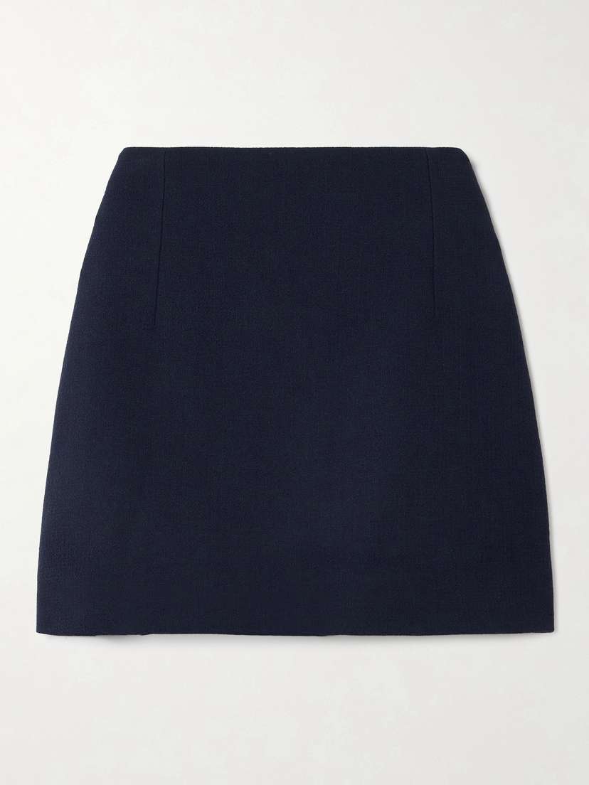 LIBEROWE + The Vanguard Vera Paneled Wool Mini Skirt