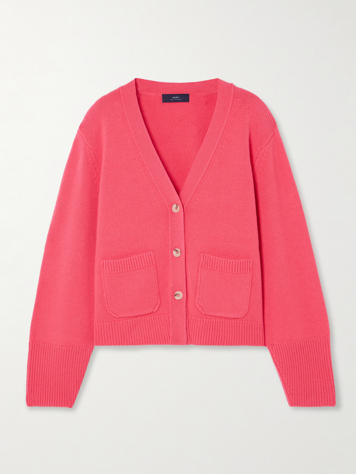 Arch4 Janelle Cashmere Cardigan In Pink