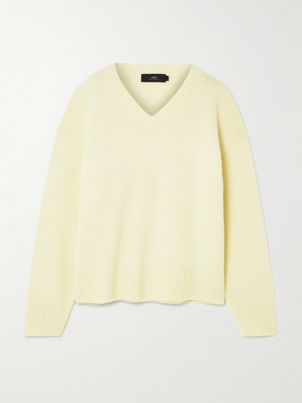 Arch4 Estelle Cashmere Jumper In Yellow