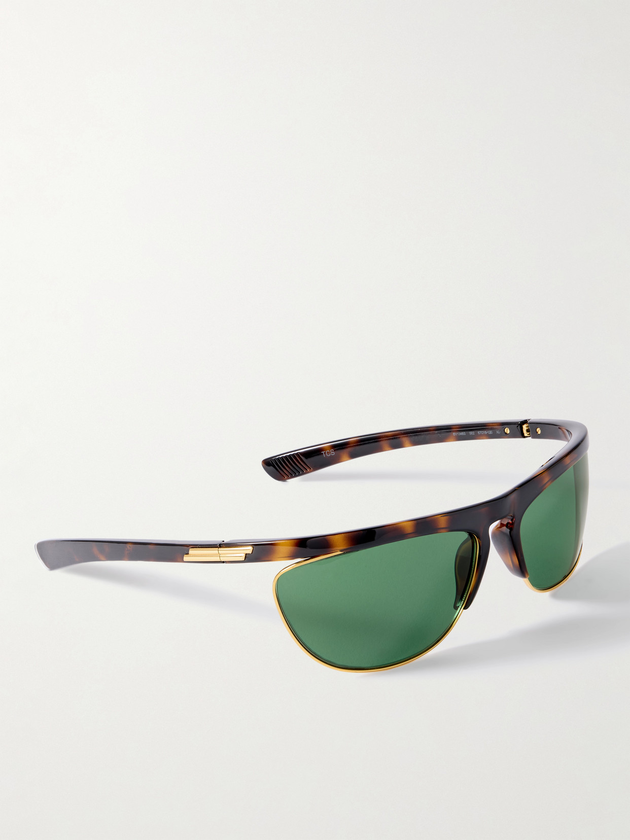 Bottega Veneta Cat-eye Tortoiseshell Acetate And Gold-tone Sunglasses In Brown