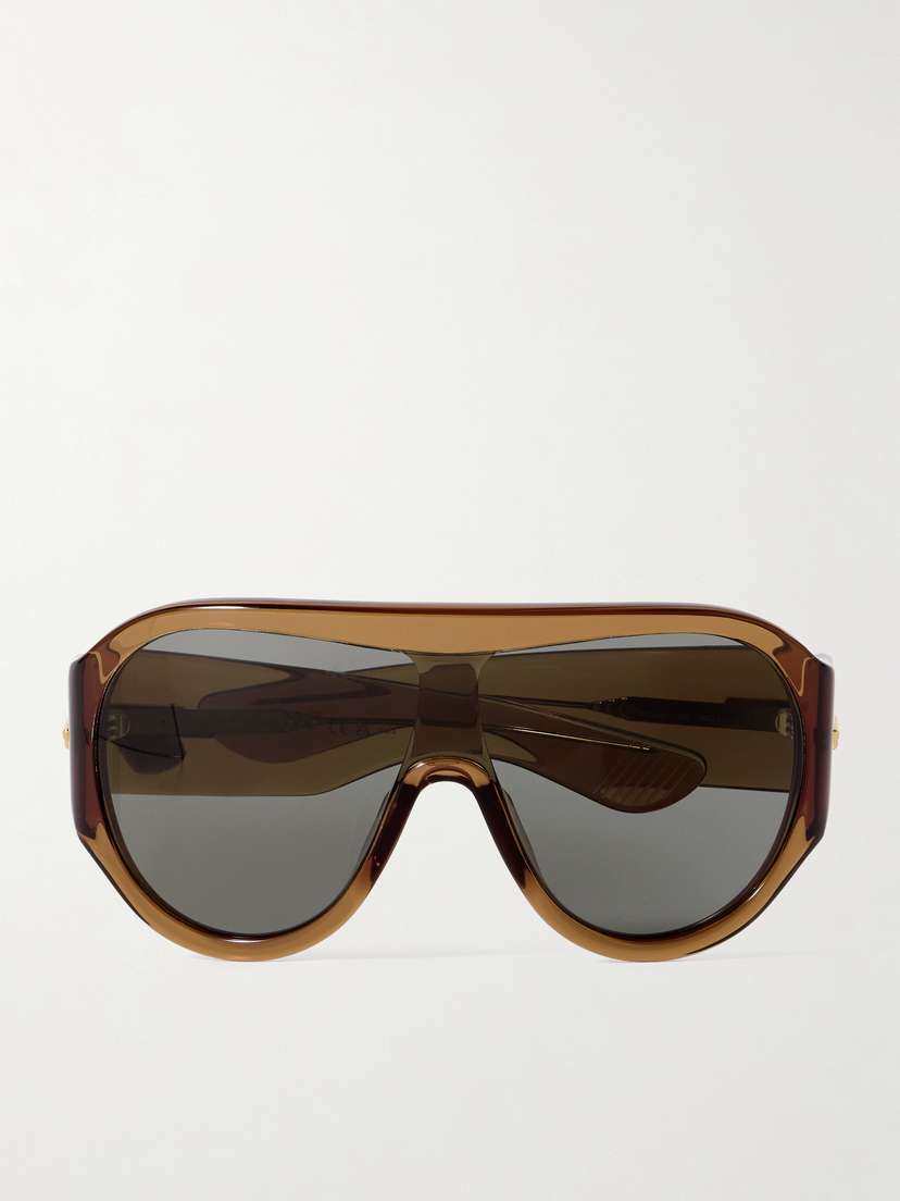 Bottega Veneta Eyewear Aviator-style Acetate Sunglasses