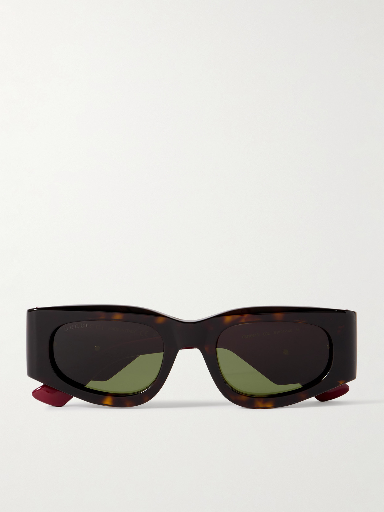 GUCCI EYEWEAR - Square-frame Tortoiseshell Acetate Sunglasses - Brown