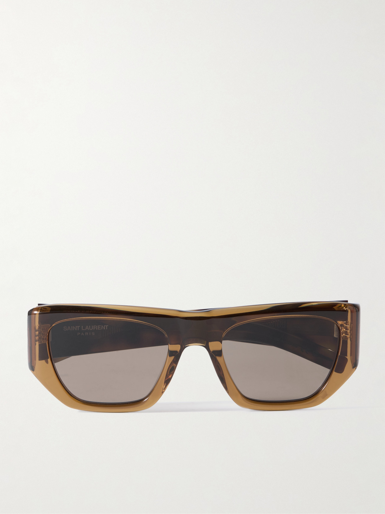 Saint Laurent D-frame Tortoiseshell Acetate Sunglasses In Brown