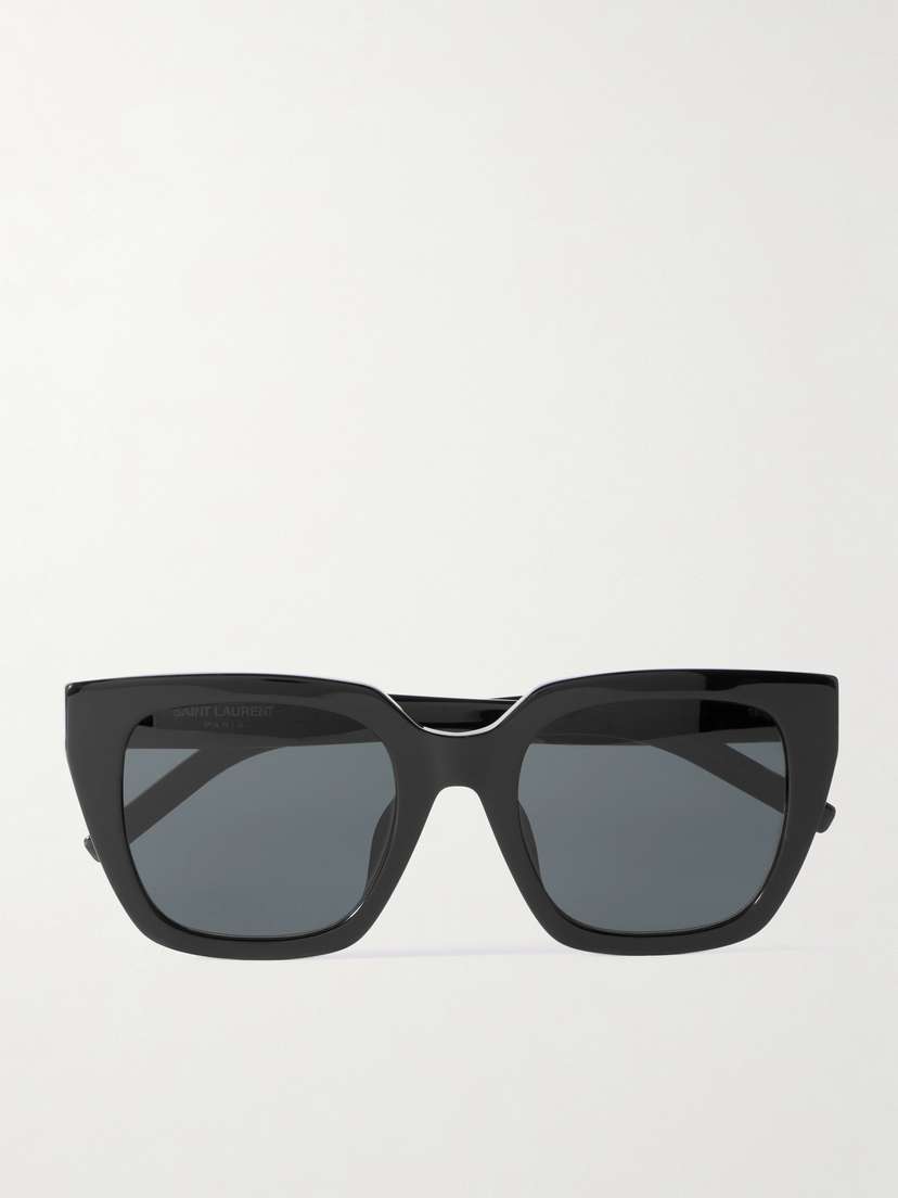 Saint Laurent Eyewear Oversized Cat-eye Acetate Sunglasses