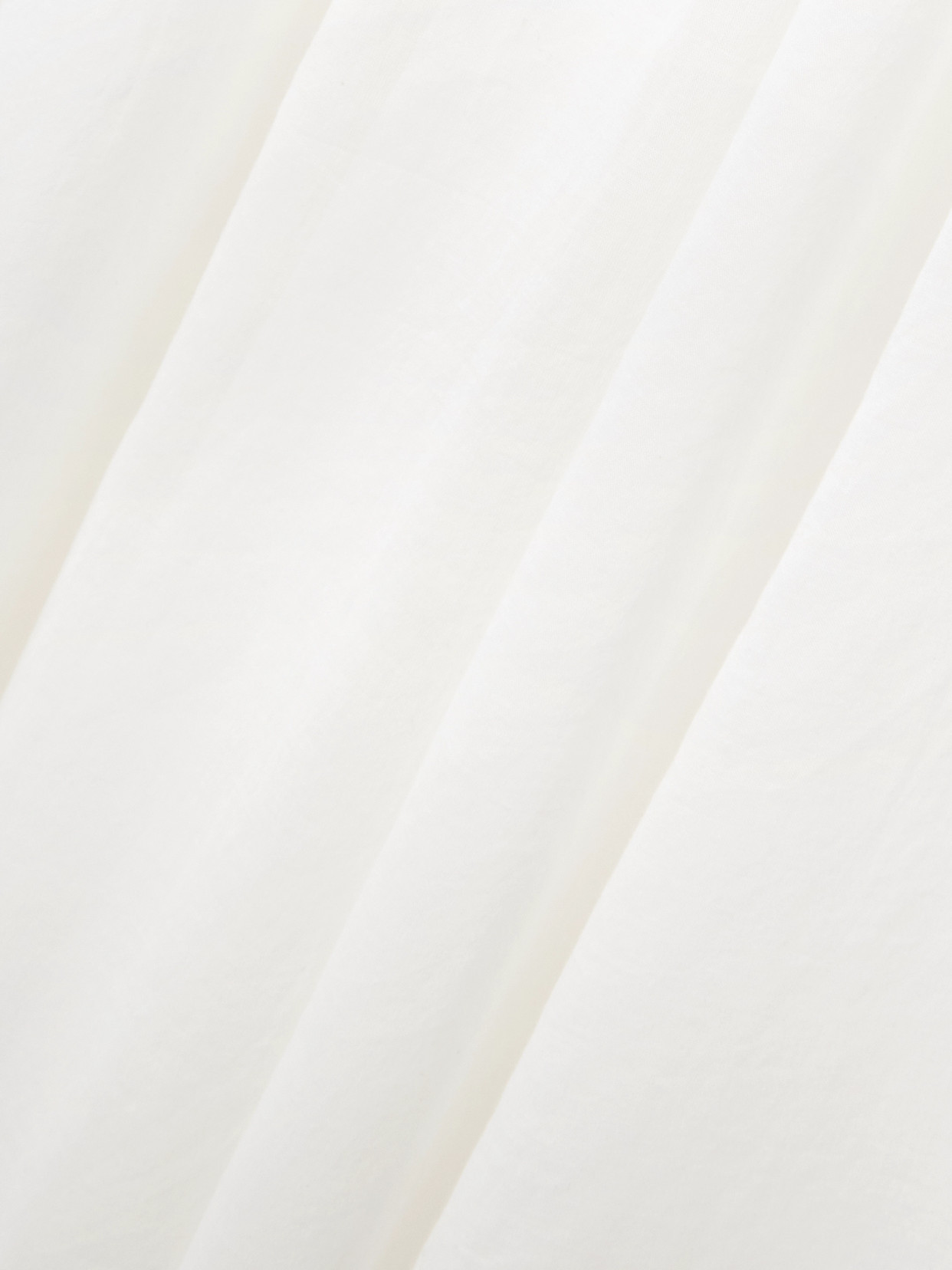 DOEN ISCHIA SHIRRED ORGANIC COTTON-VOILE MIDI DRESS