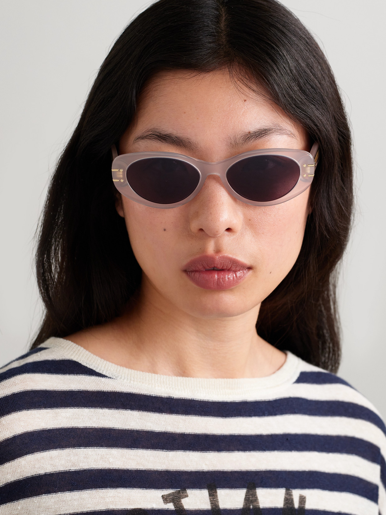 Dior Eyewear Oval In Neutrals