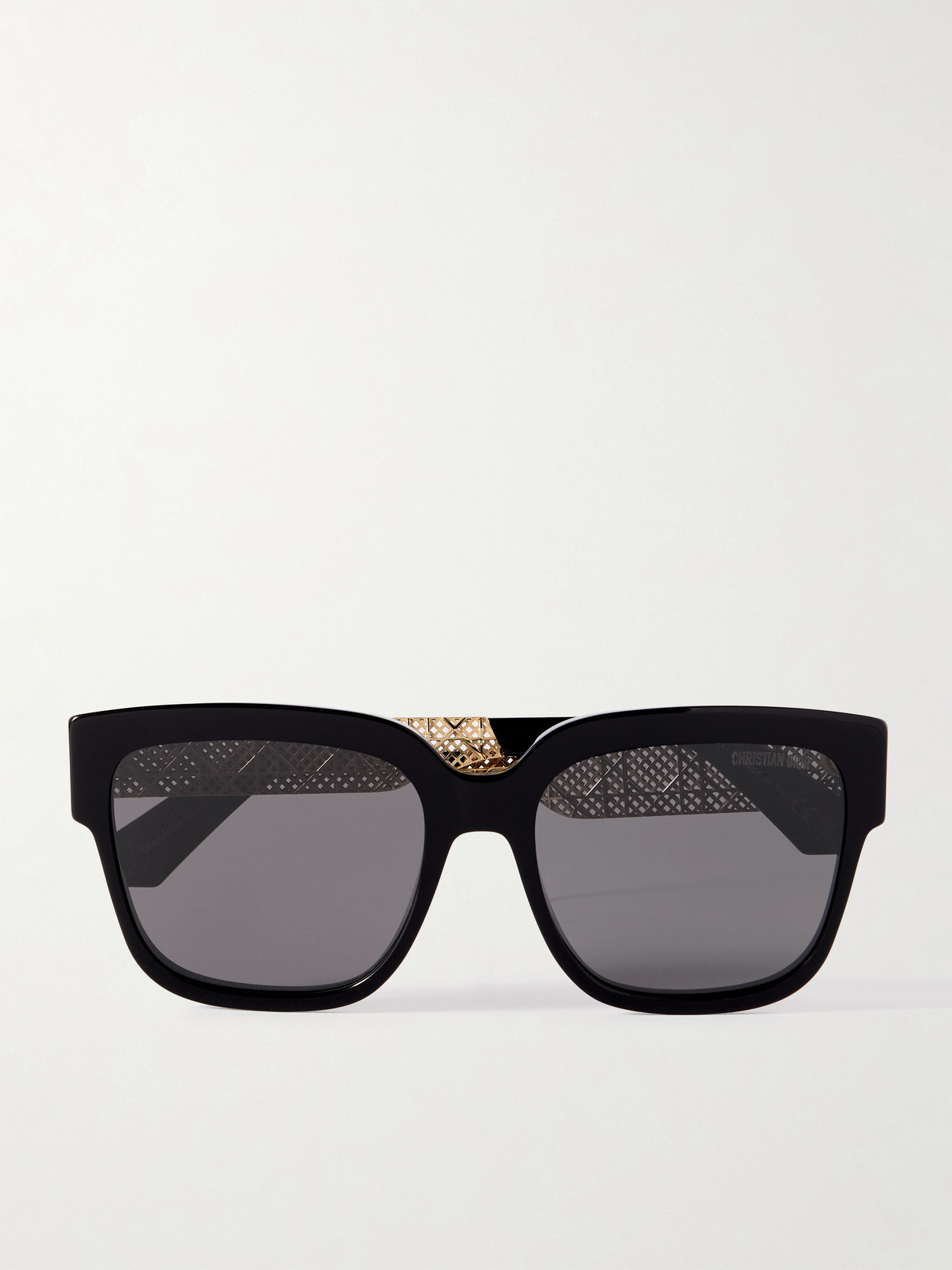 Dior Ésille S1i Square-frame Acetate And Gold-tone Sunglasses