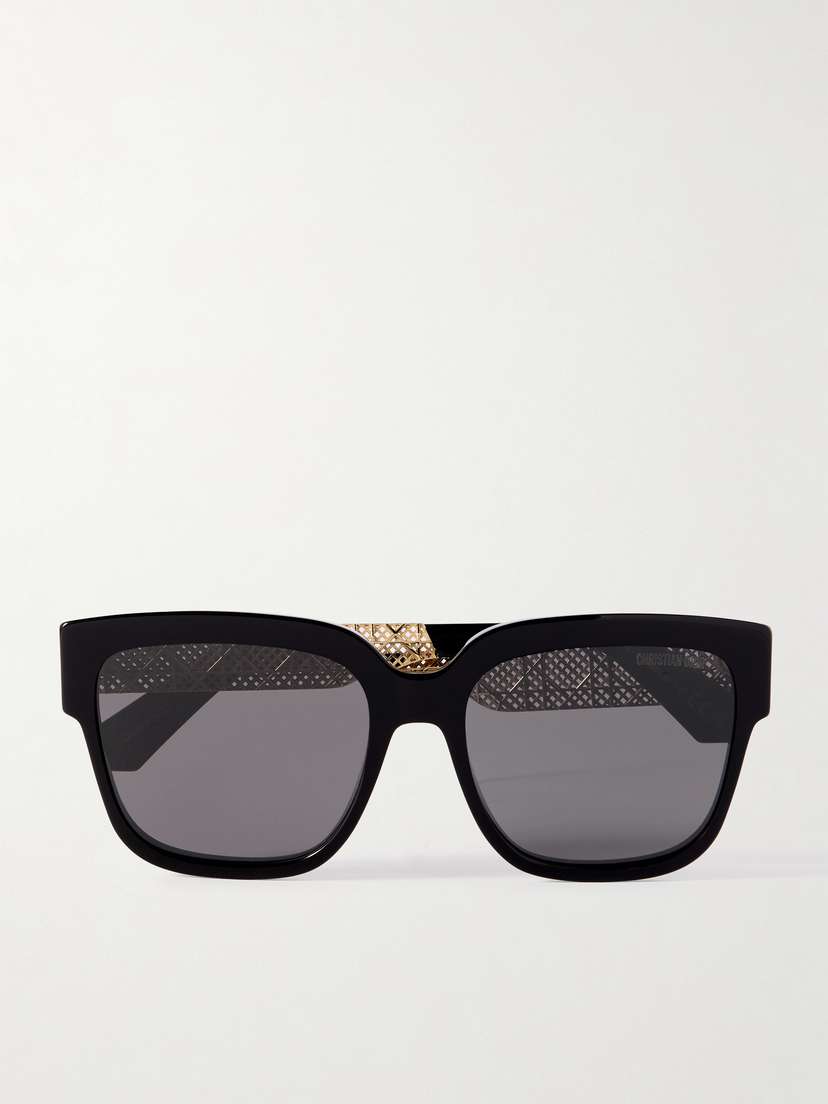 DIOR Eyewear Diorésille S1i Square-frame Acetate And Gold-tone Sunglasses