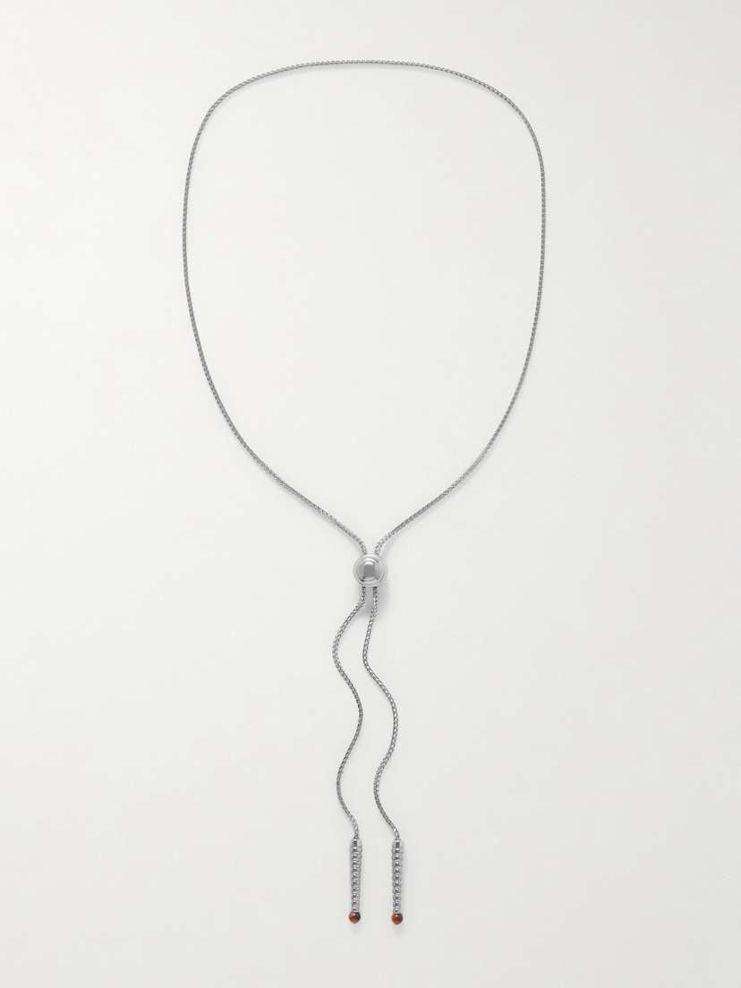 Jacques Marie Mage + Erin Wasson Silver-plated Tigers Eye Necklace