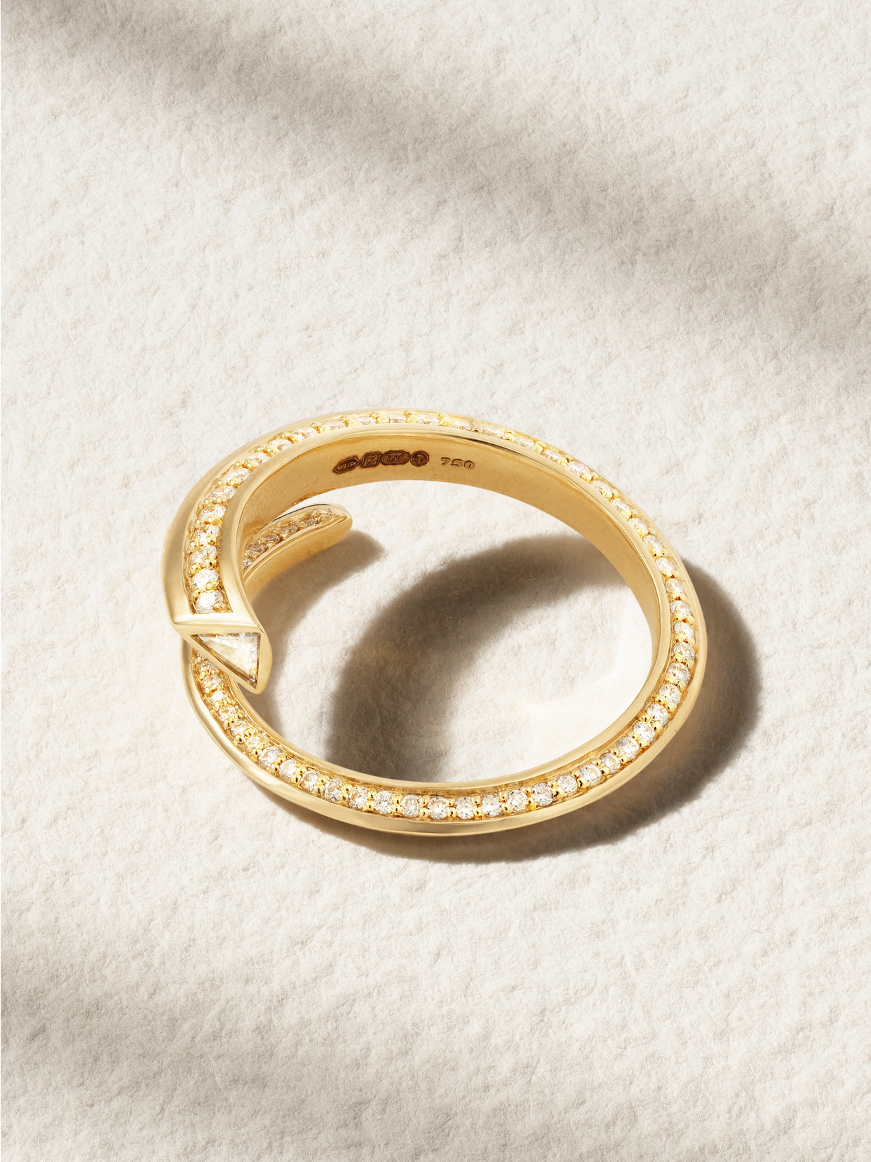 Sorellina Ziggy 18-karat Gold Diamond Ring In Gold