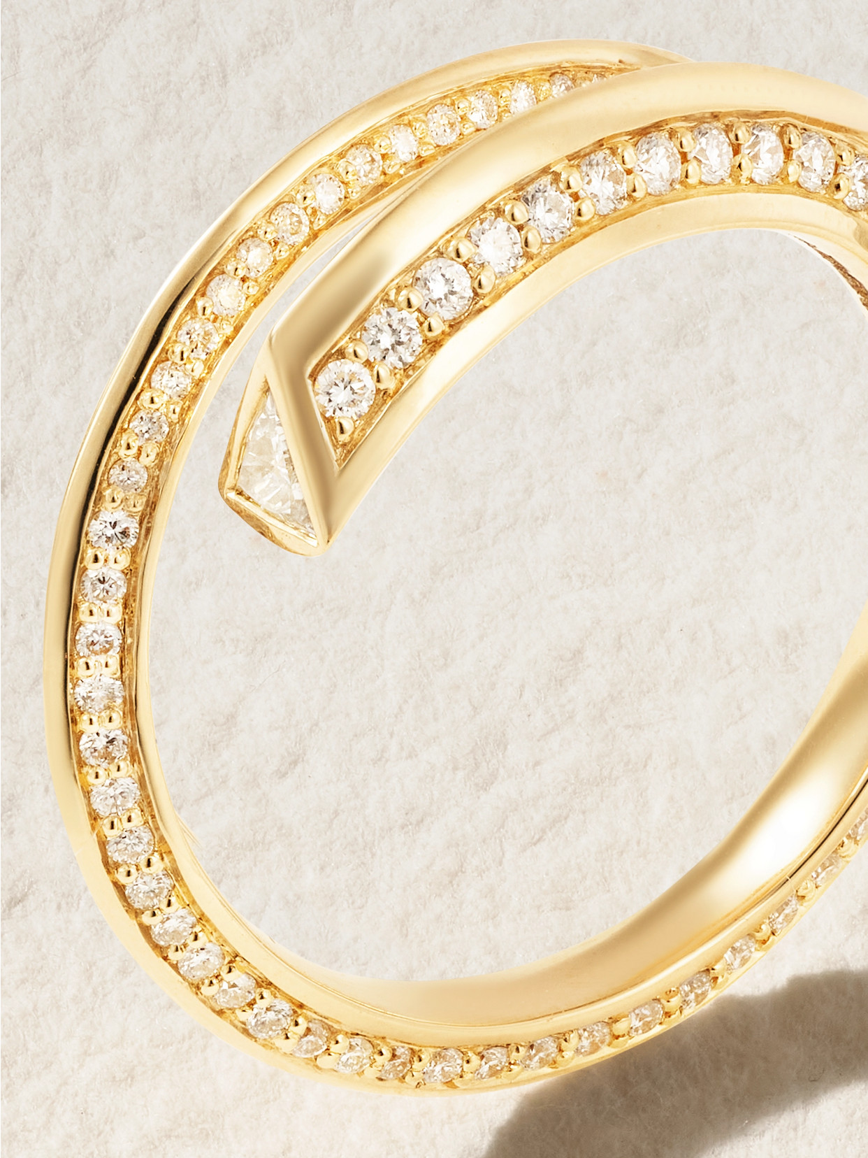 Sorellina Ziggy 18-karat Gold Diamond Ring In Gold