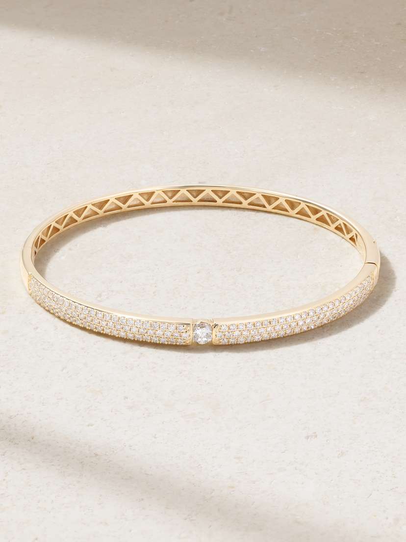 Persée Zeus 18-karat Gold Diamond Bracelet