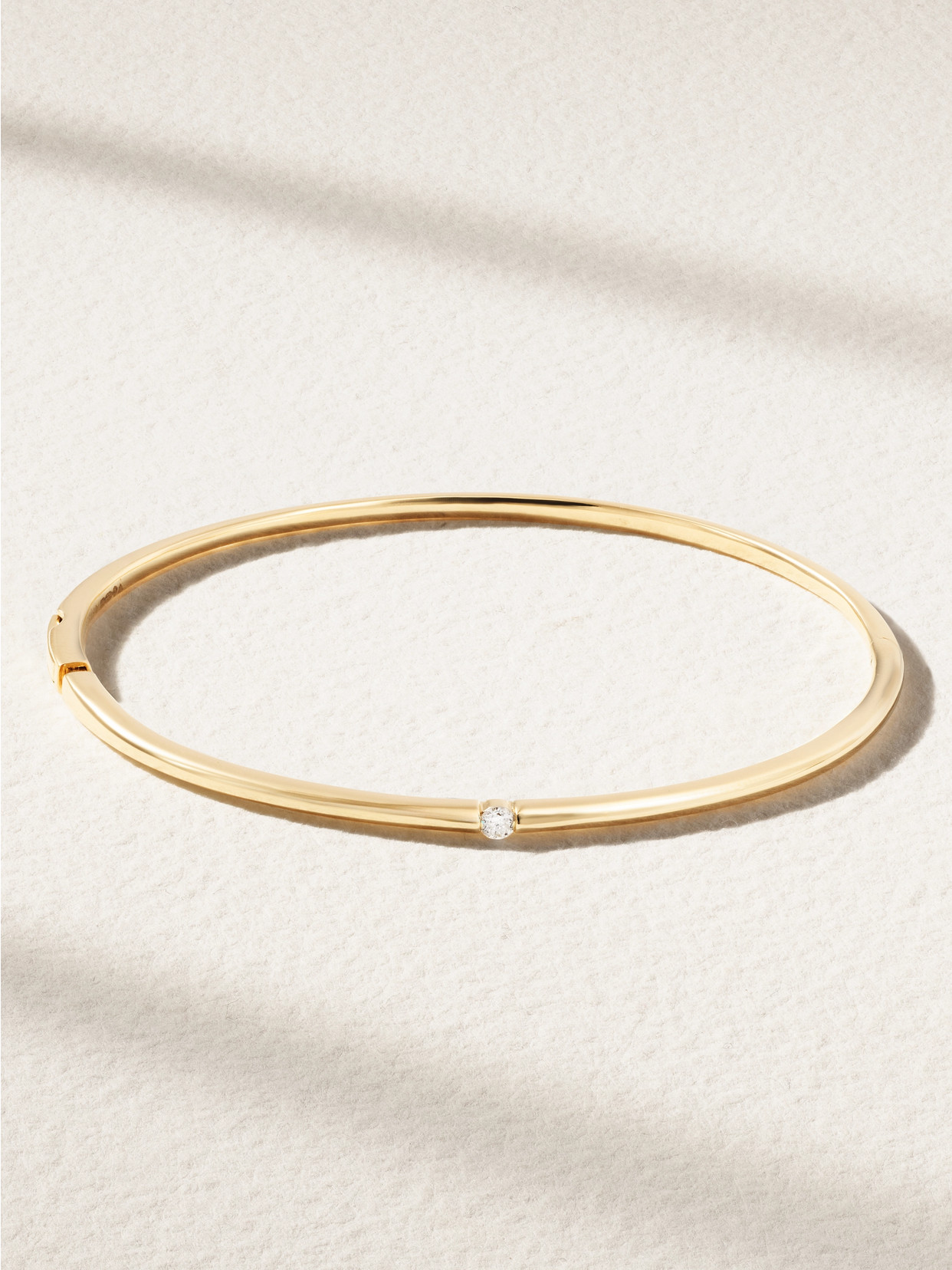 Persée - Zeus Small 18-karat Gold Diamond Bangle - 16