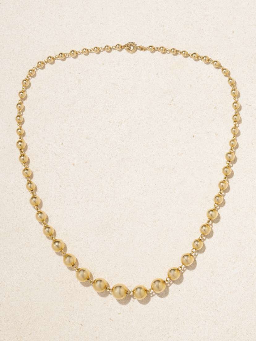 Stephanie Windsor Retro 1940s 18-karat Gold Necklace