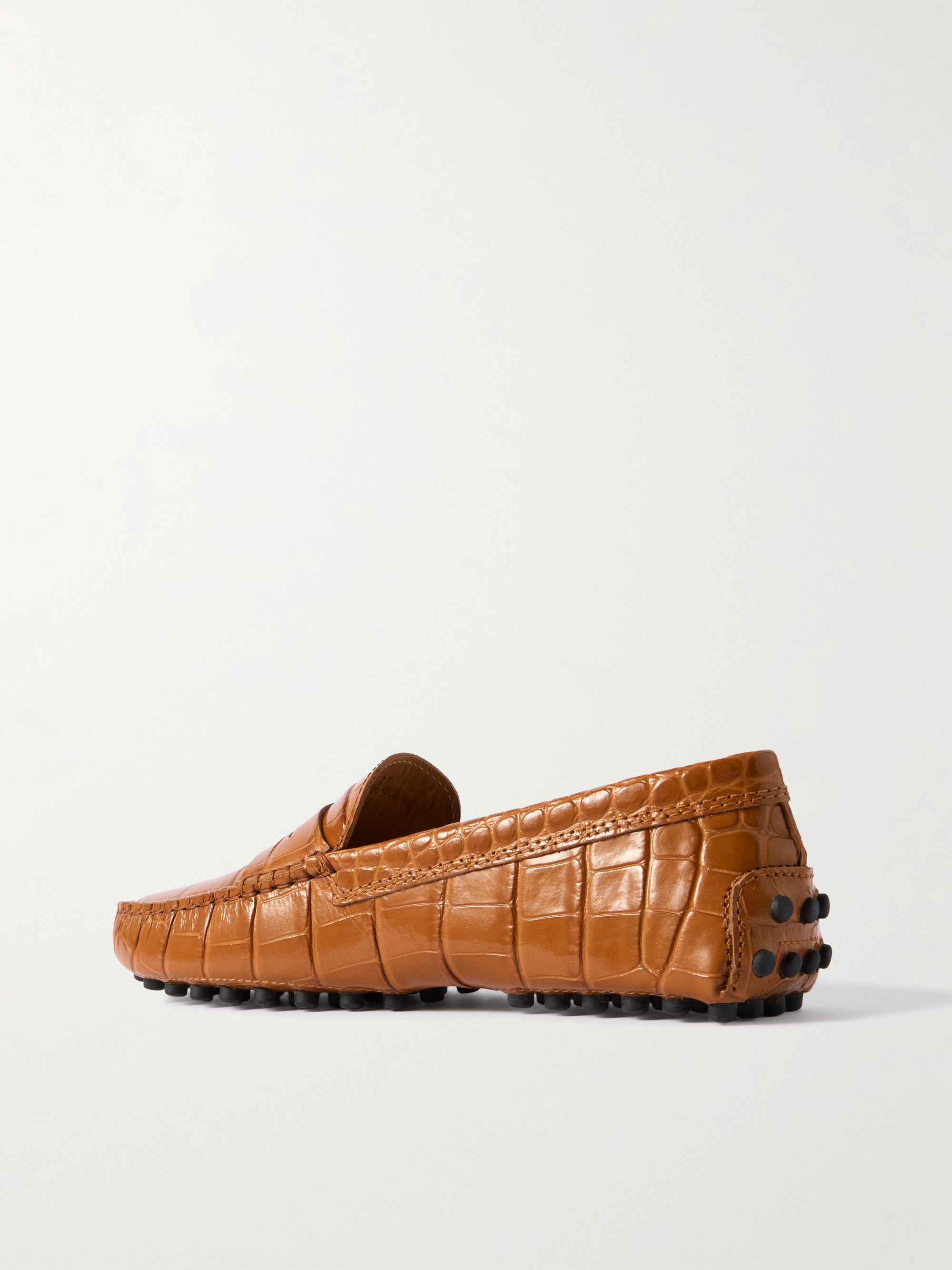 Tod's Gommino croc-effect leather loafers thumbnail