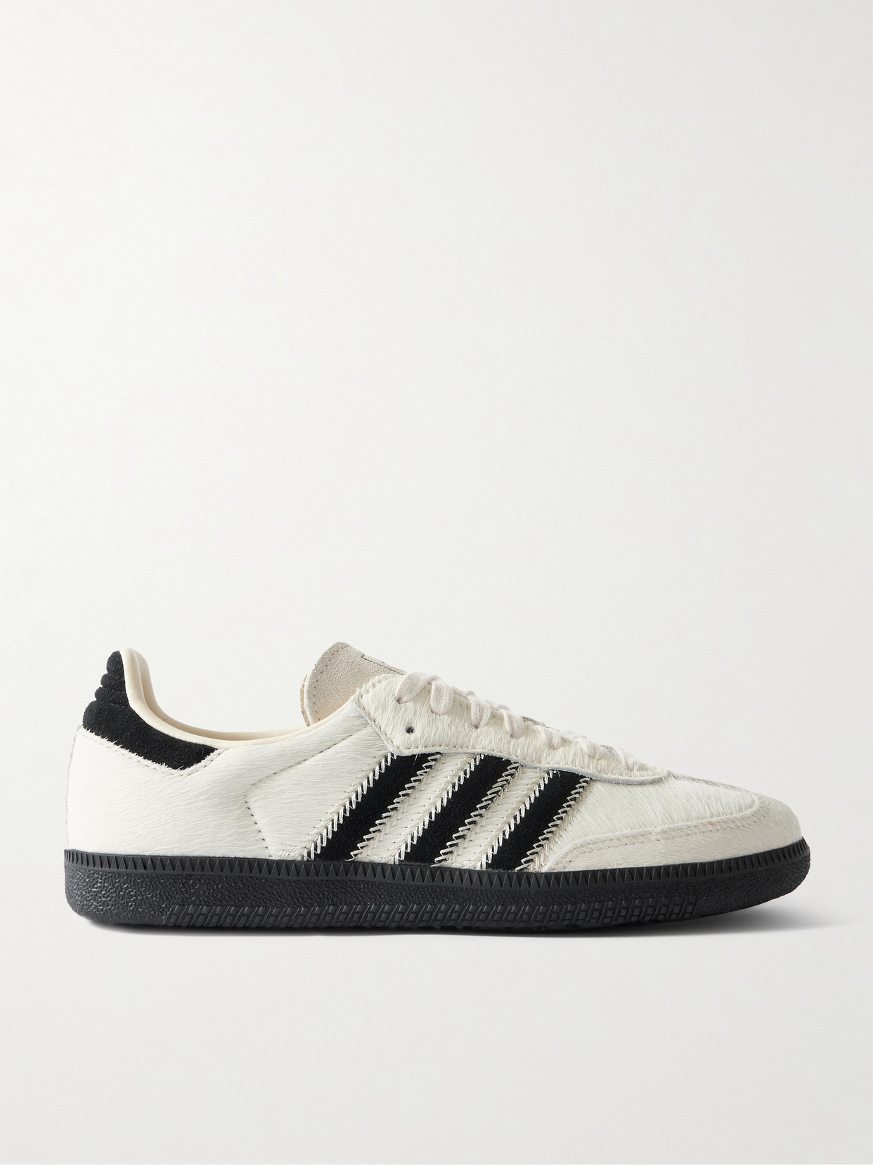 adidas Originals - Samba Og Suede-trimmed Calf Hair Sneakers - Off-white