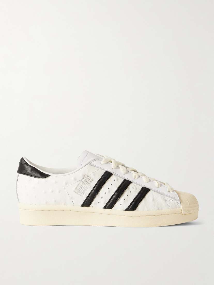 adidas Originals Superstar Vintage Ostrich-effect Leather Sneakers