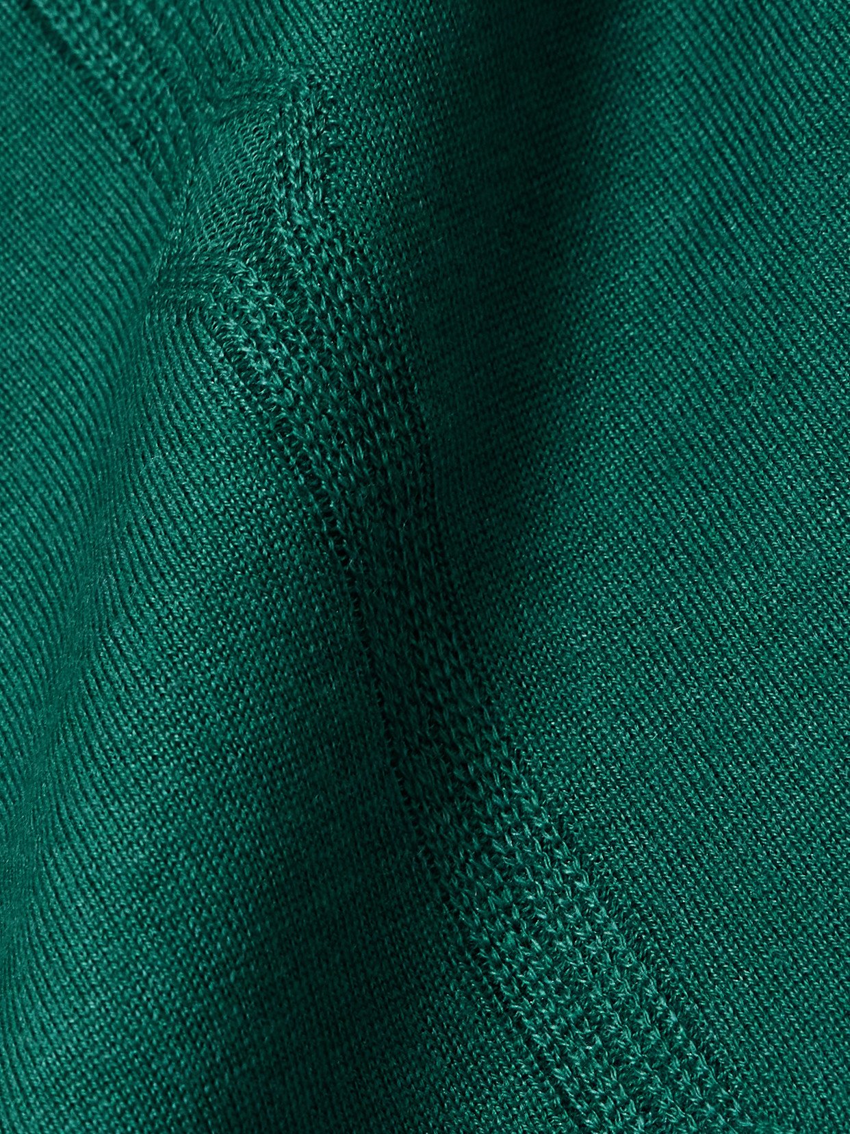 Gabriela Hearst Steinem Cashmere And Silk-blend Turtleneck Sweater In Green