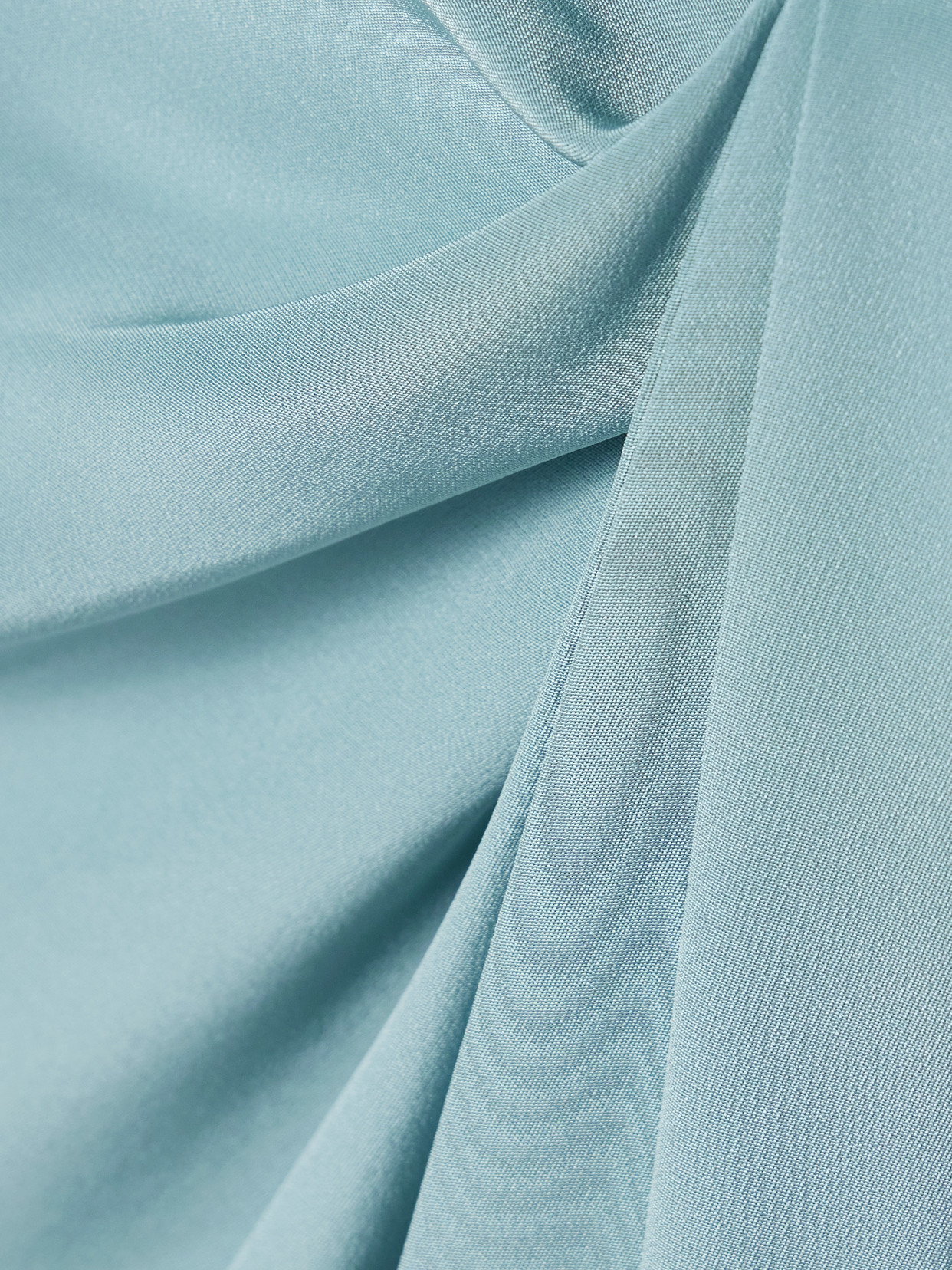 Adam Lippes Draped Silk-crepe Gown In Blue