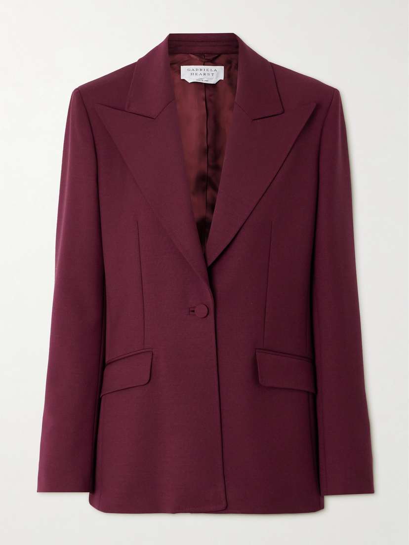 Gabriela Hearst Leiva Wool Blazer