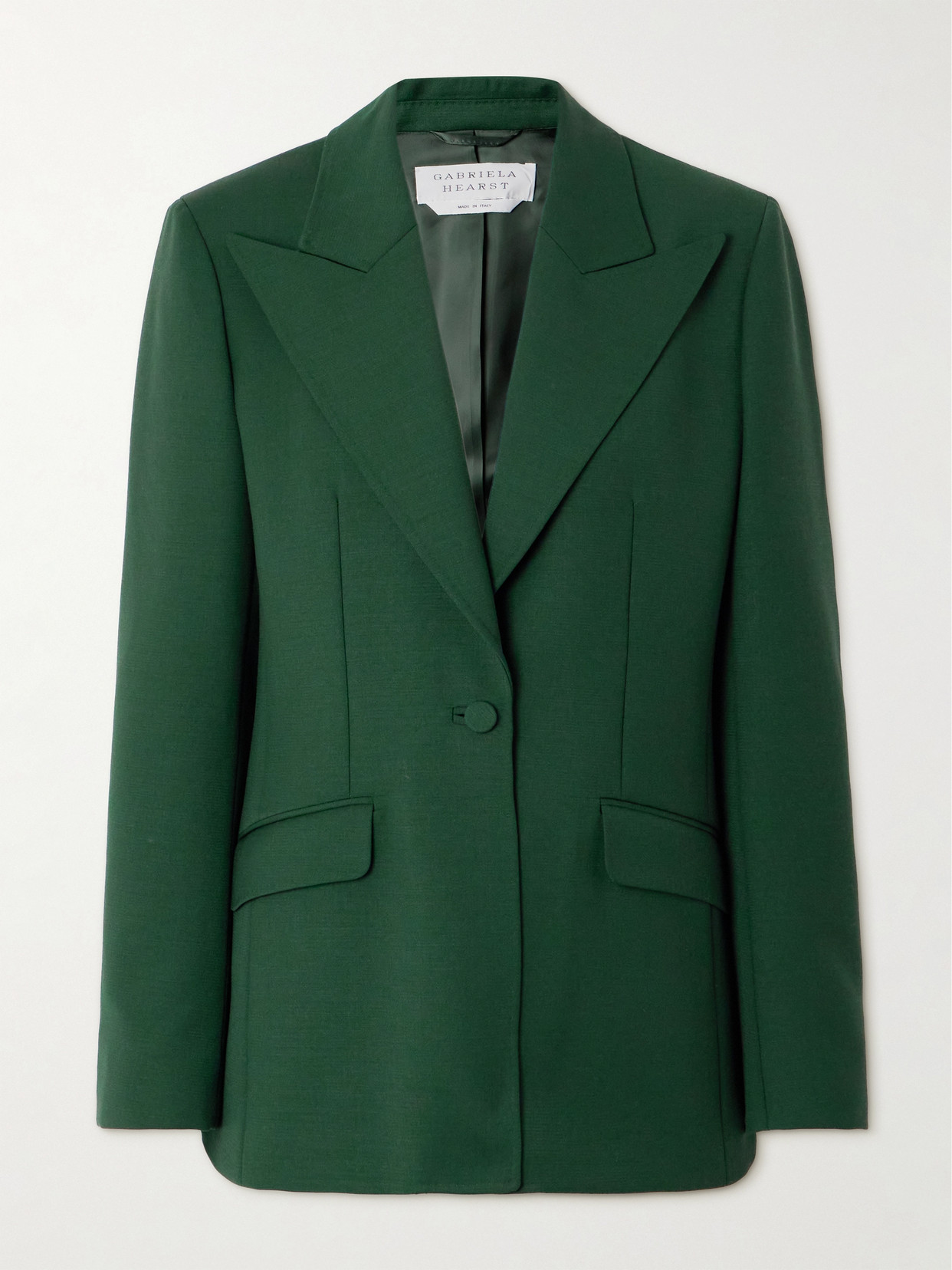 Gabriela Hearst - Leiva Wool Blazer - Green
