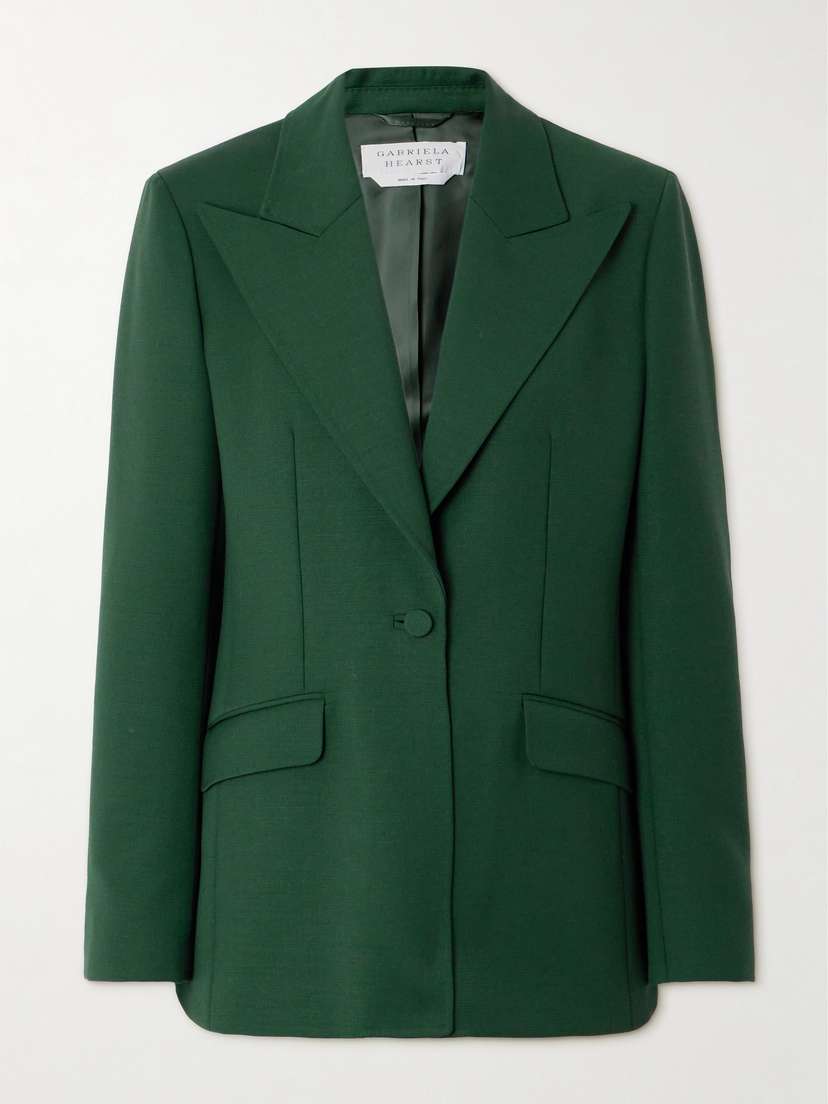 Gabriela Hearst Leiva Wool Blazer