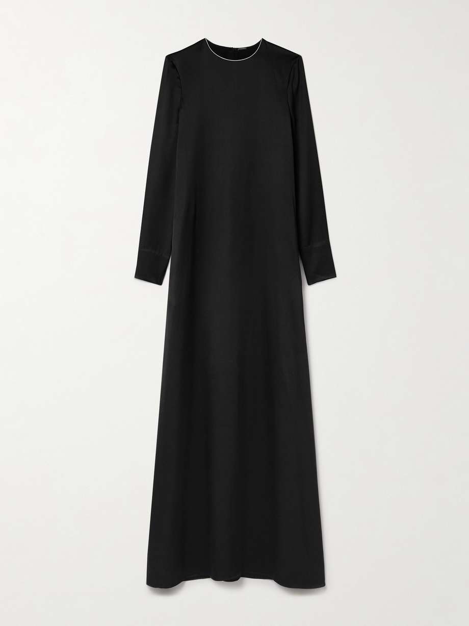silk-charmeuse gown