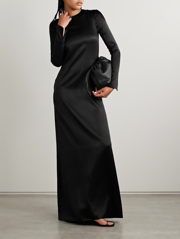 Adam Lippes Silk-charmeuse gown