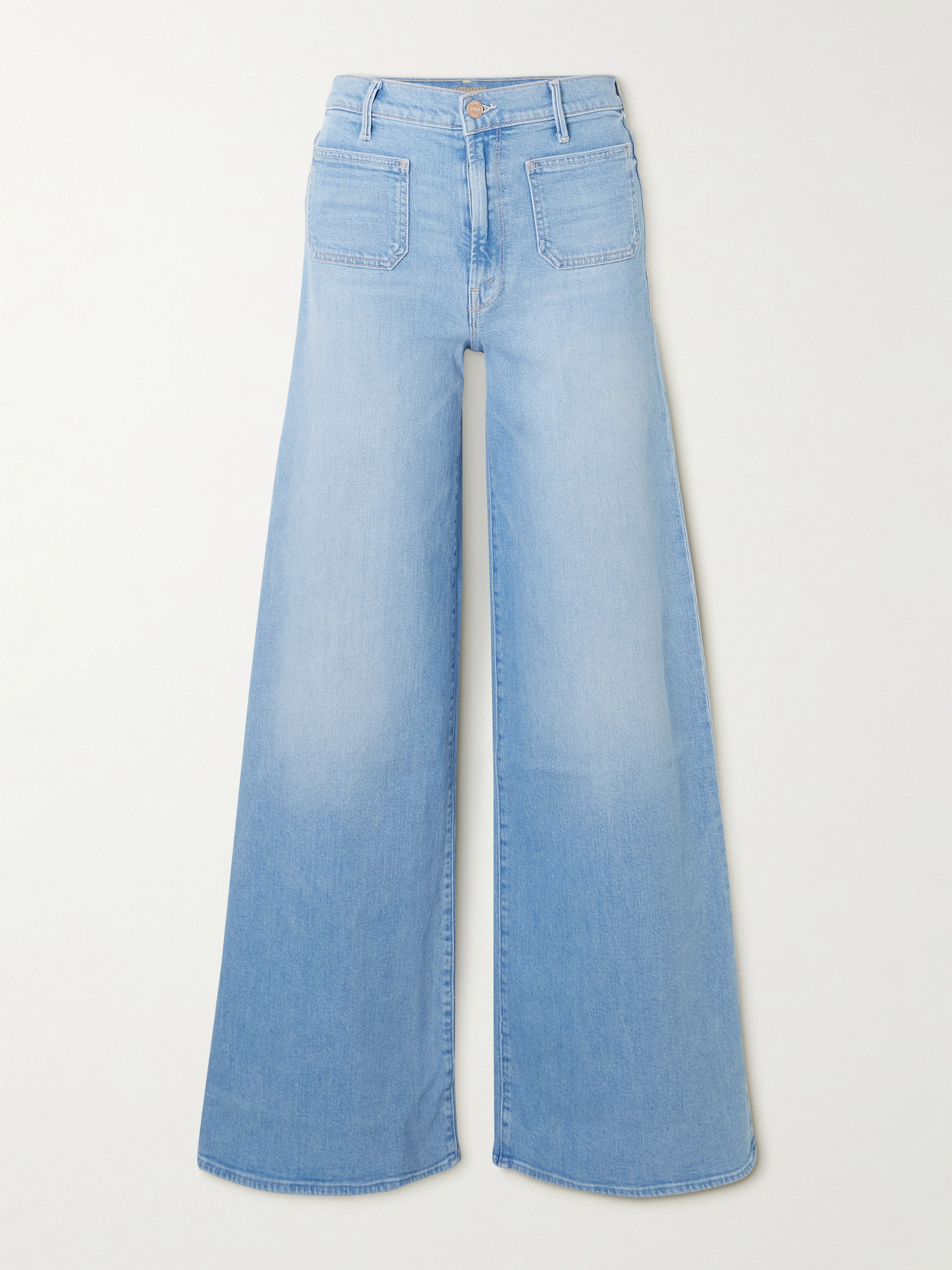 Mother The Patch Pocket Undercover Sneak Friendly Reminder Pants In Blue
