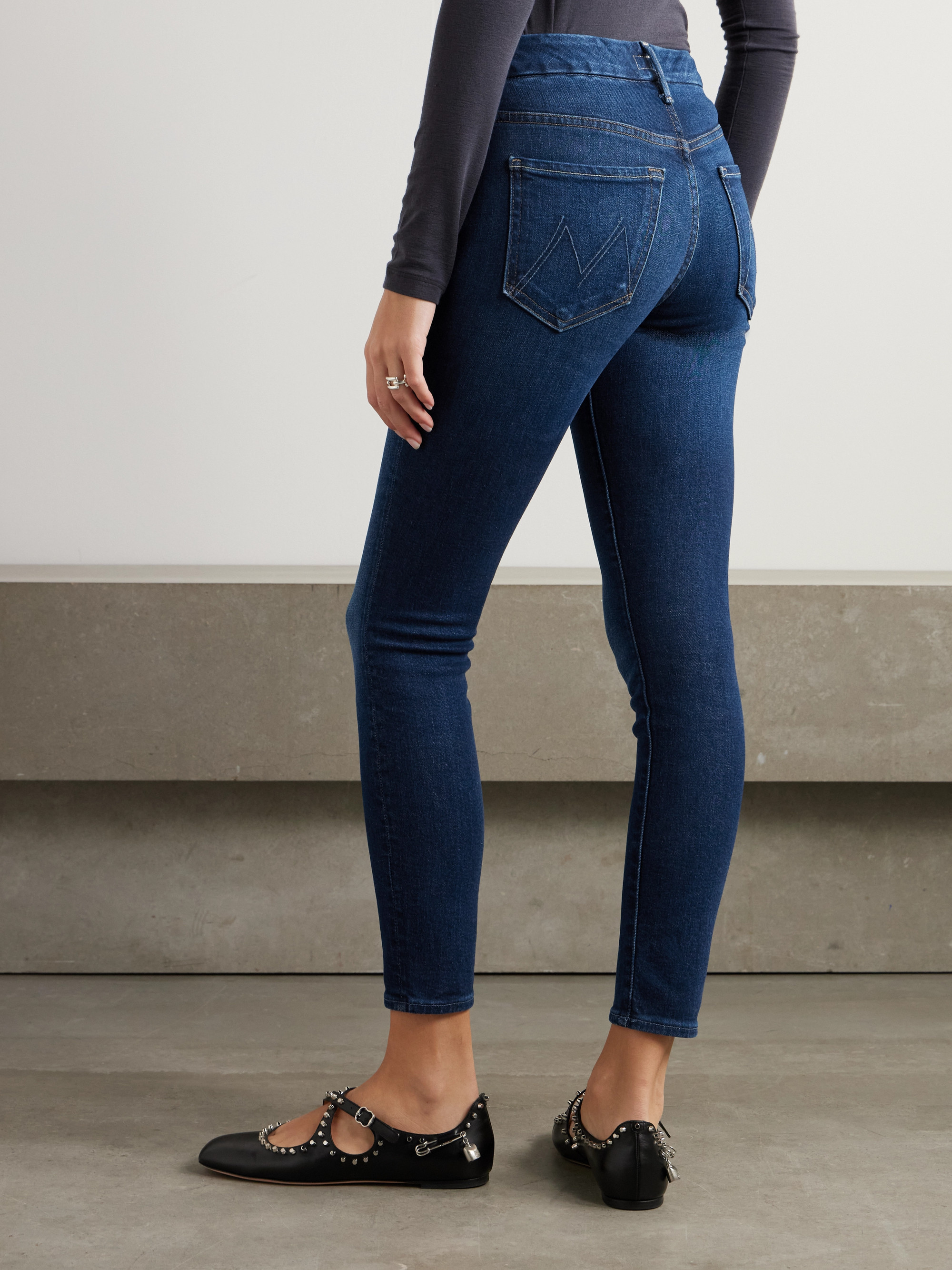 MOTHER Looker high-rise skinny jeans thumbnail