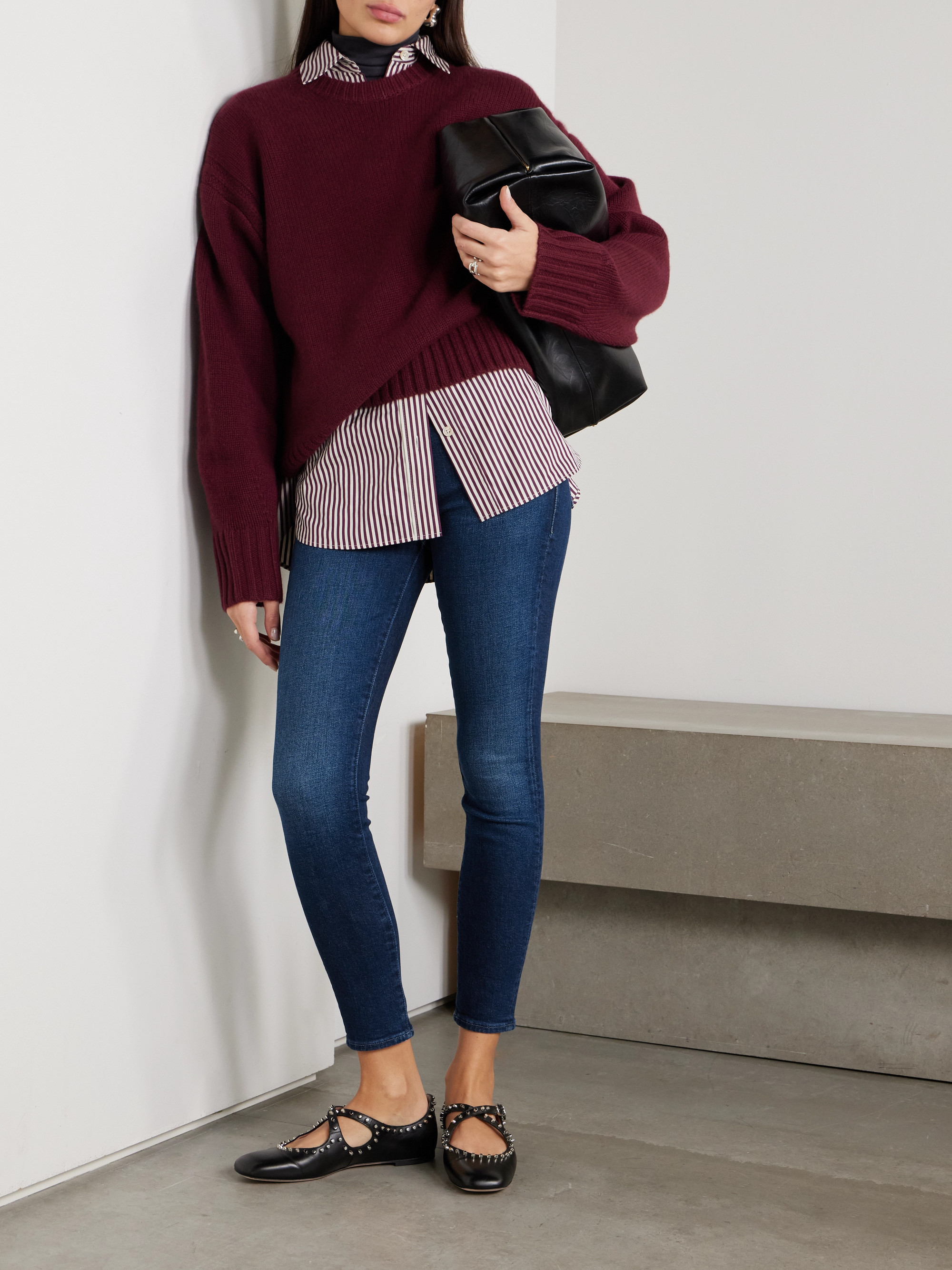 MOTHER Looker high-rise skinny jeans thumbnail