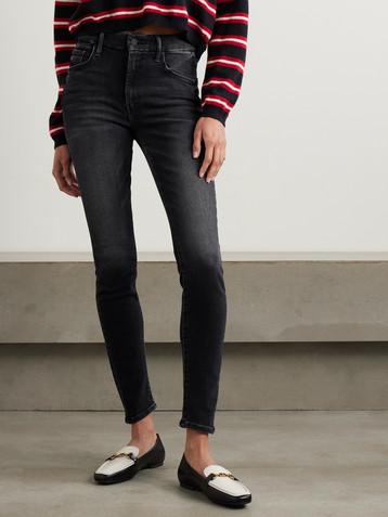 MOTHER The Looker mid-rise skinny jeans