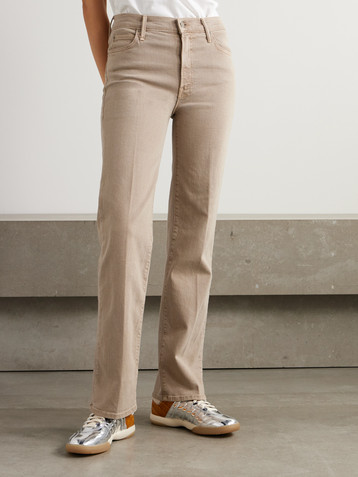 MOTHER The Kick It high-rise straight-leg jeans
