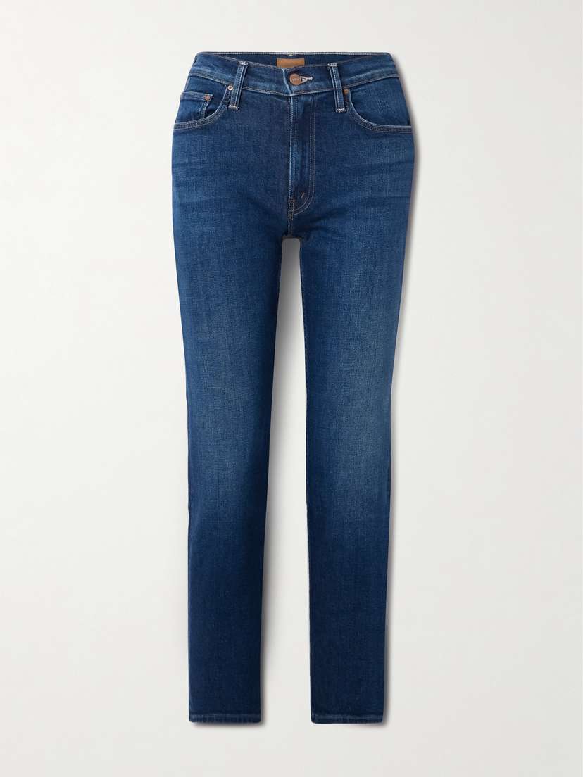 Mother The Mid-rise Rider Flood Mid-rise Skinny Jeans