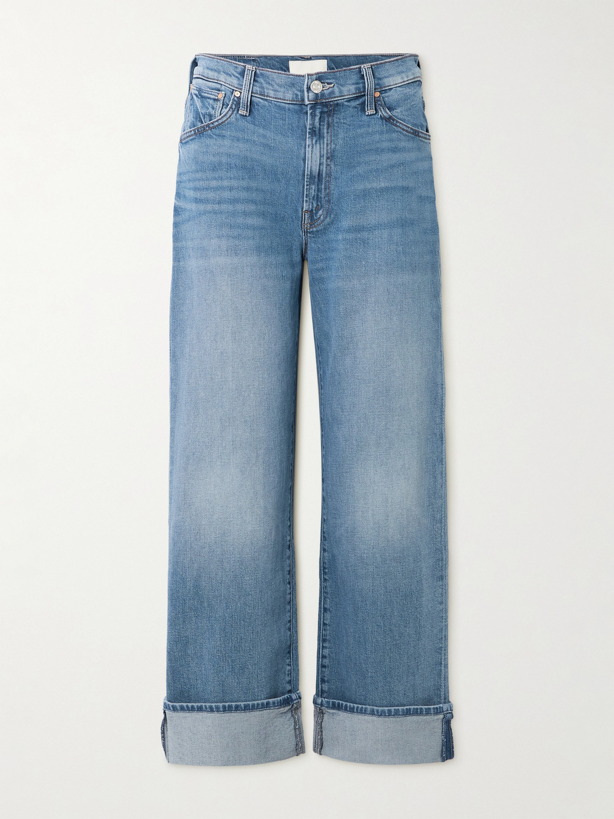Mother - Dodger Flood Mid-rise Jeans - Blue