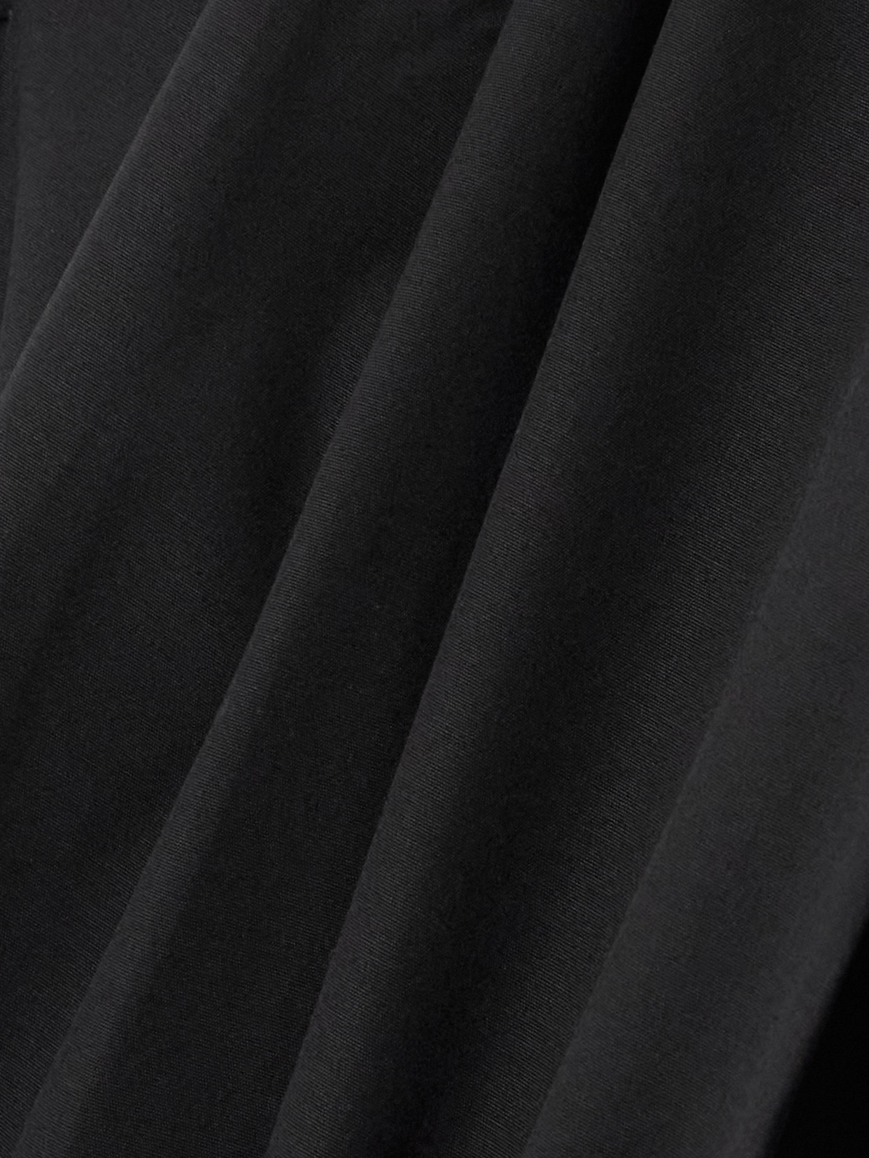 Carolina Herrera Cotton-blend Poplin Shirt In Black