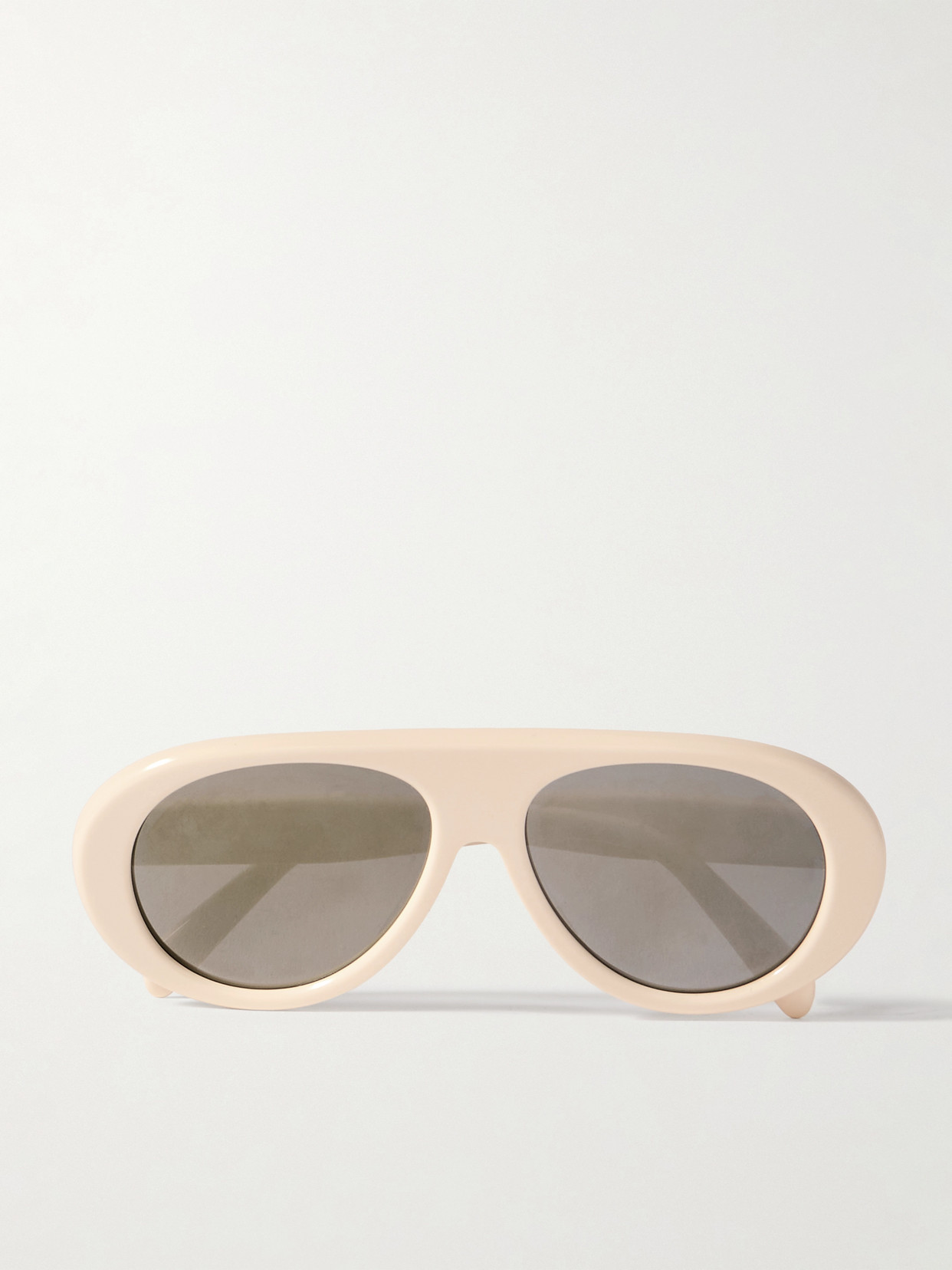 Celine Aviator-style Acetate Sunglasses In Cream