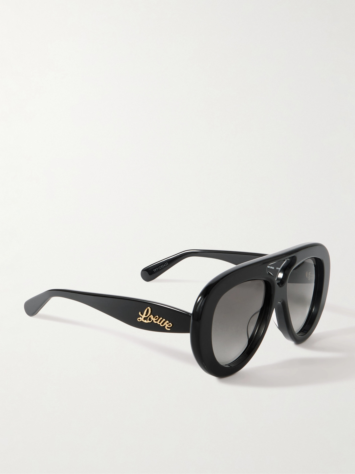 Loewe Aviator-style Acetate Sunglasses In Black